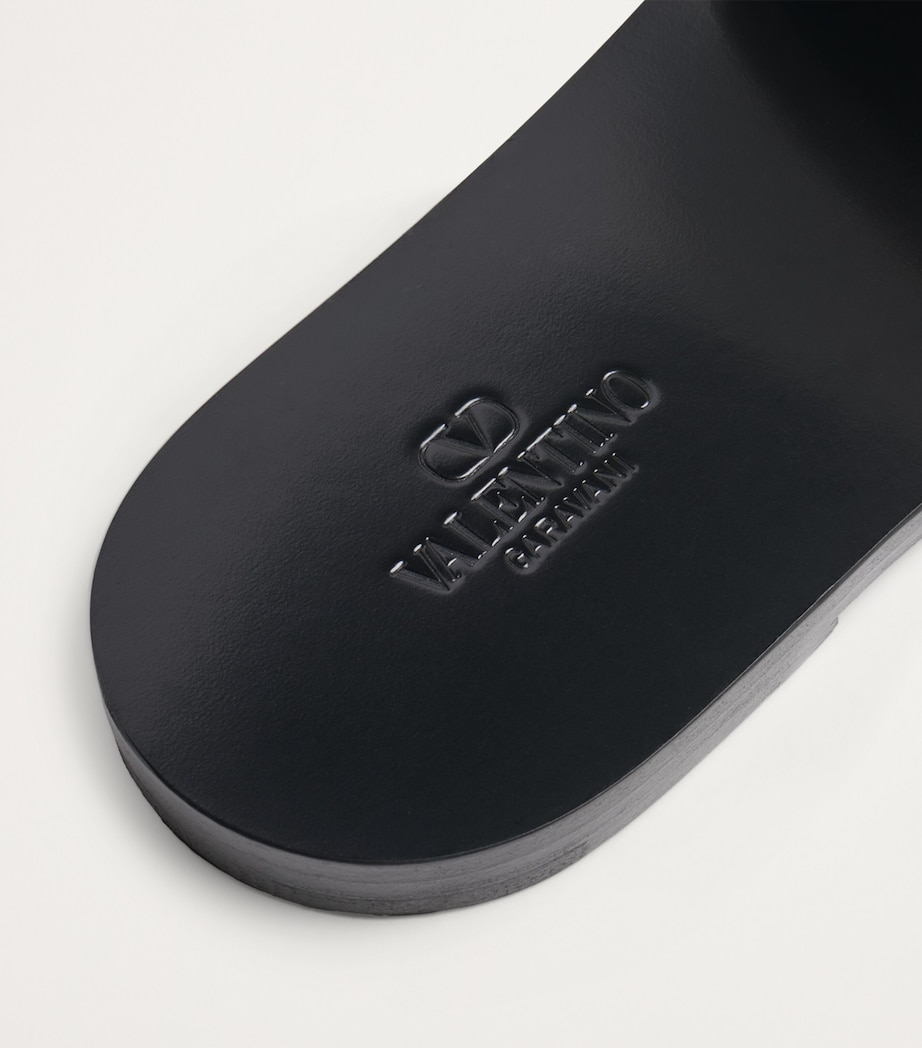 Leather Viva Superstar Slides RAV Image 7