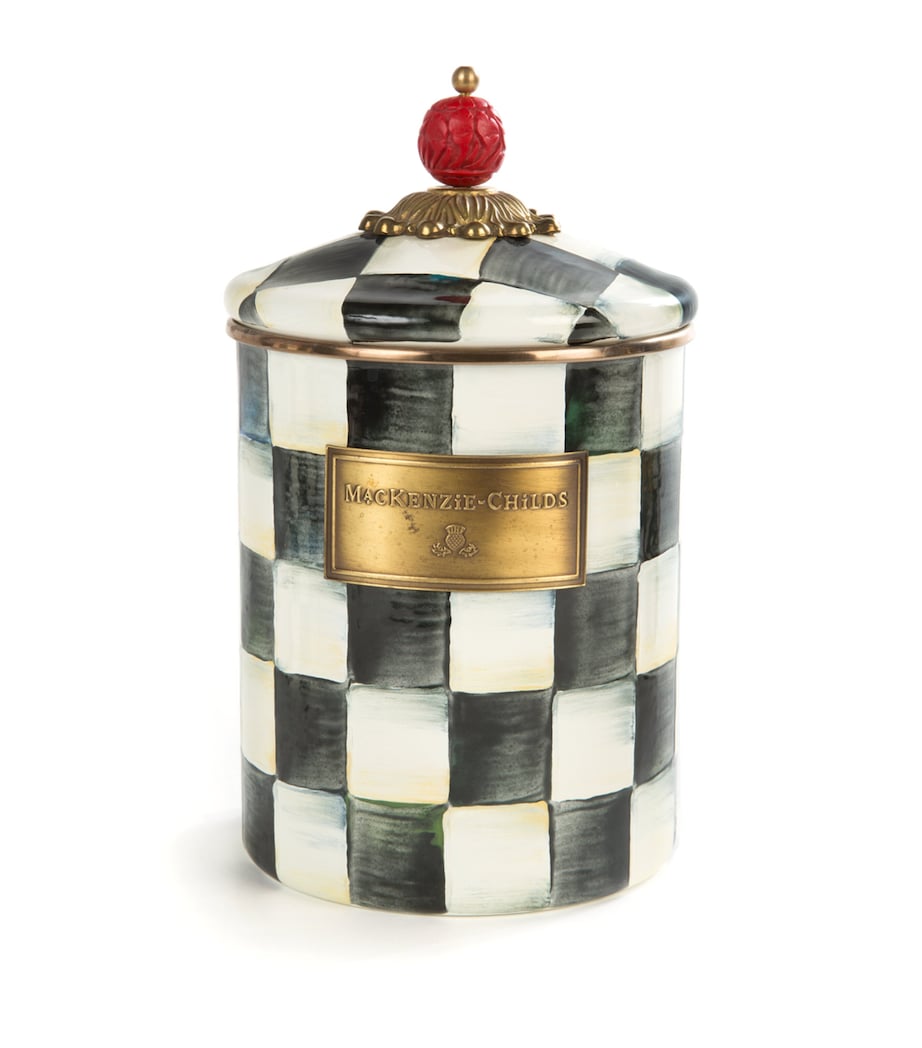 Medium Courtly Check Canister BLACK Image 1