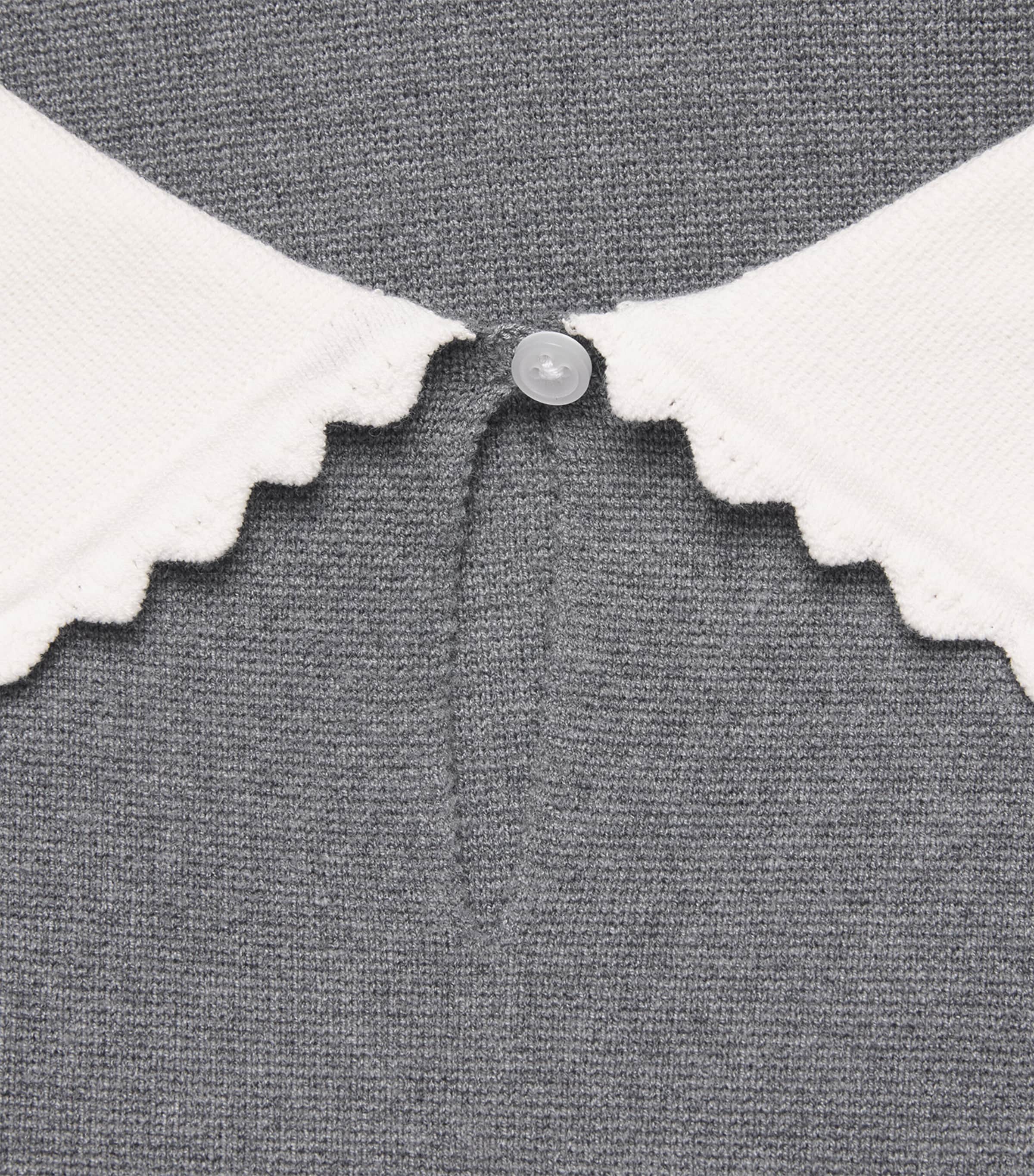 Cotton-Blend Skater Dress MOTTLED GREY Image 5