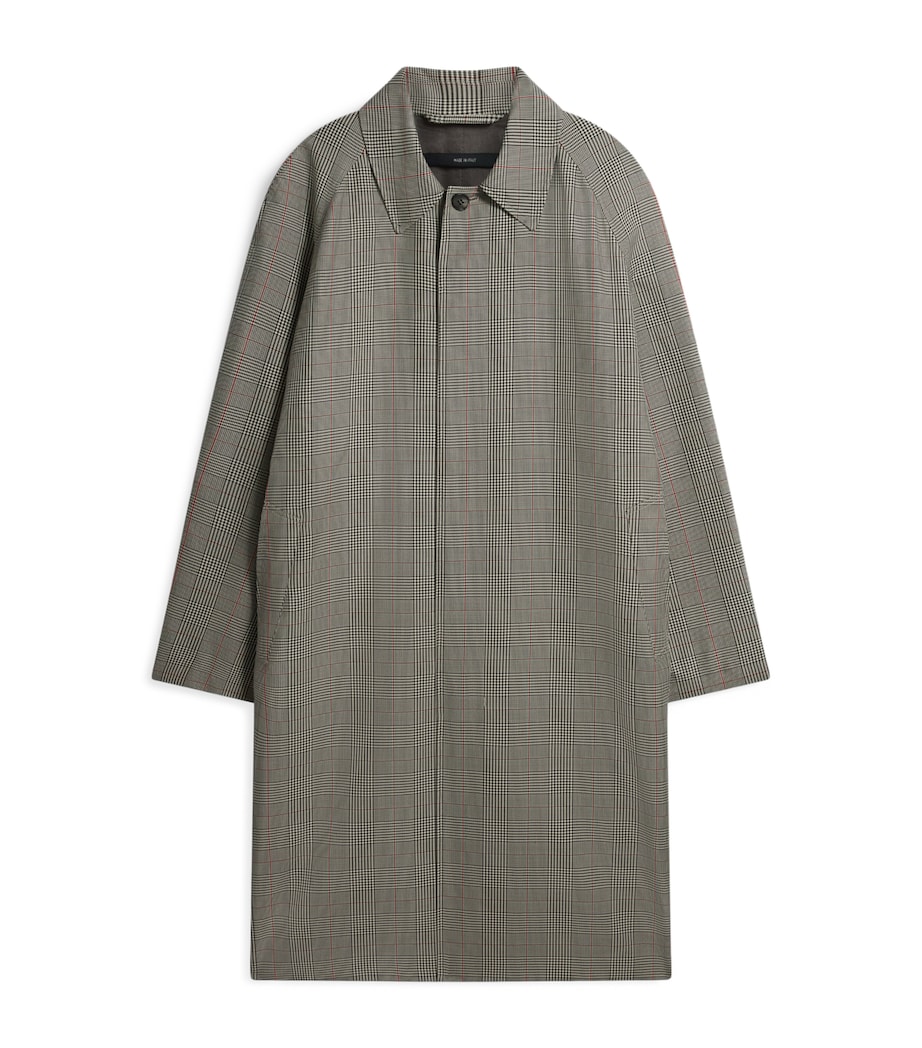 Cotton-Silk Car Overcoat 270STONE Image 1