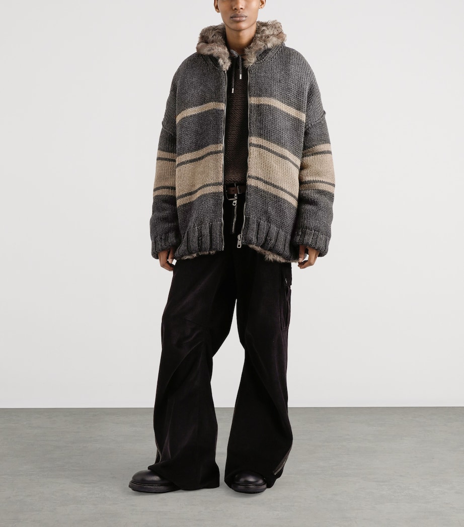 Virgin-Wool Cashmere Sweater M0682 EBONY Image 2