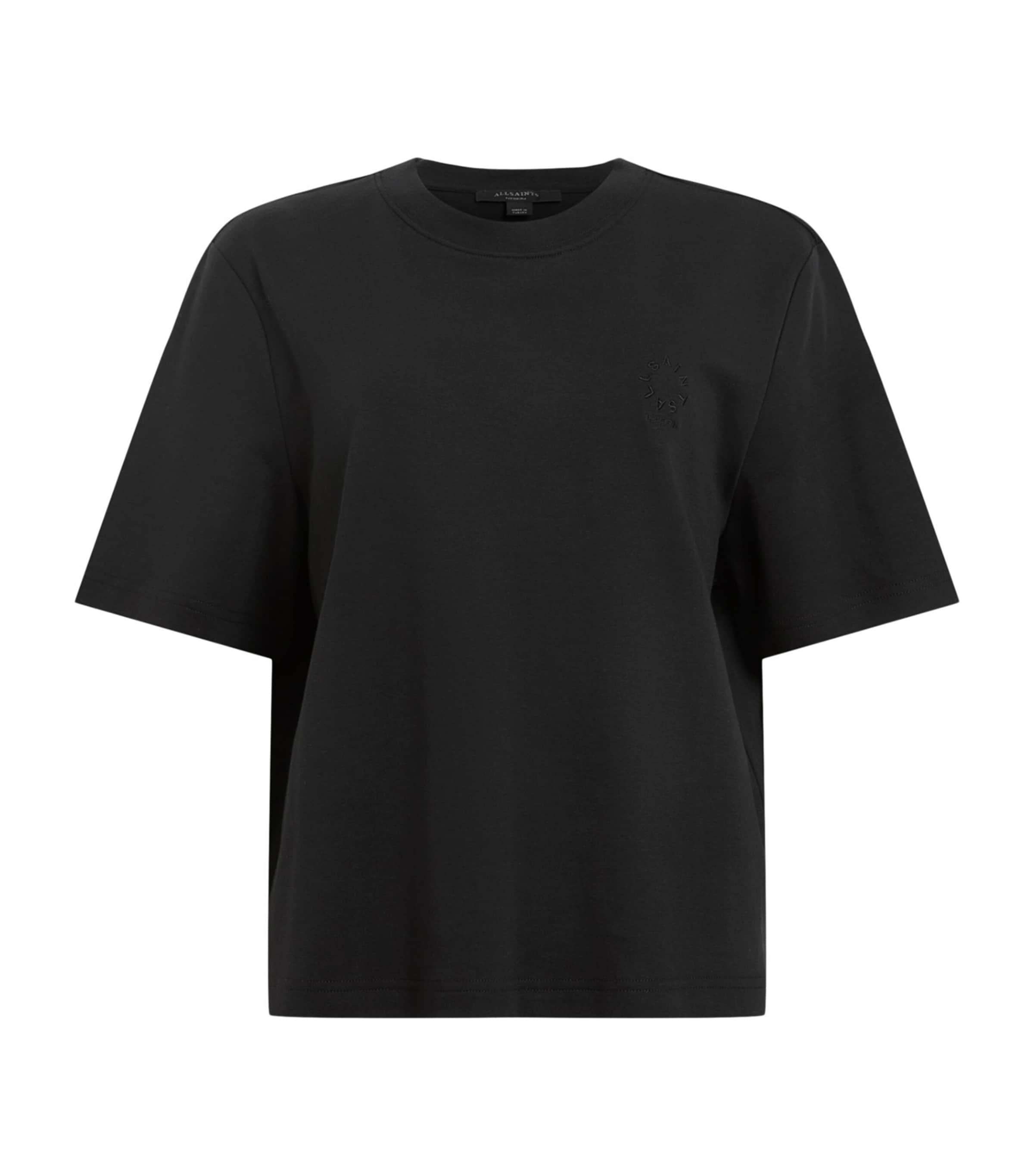 AllSaints Womens Organic Cotton Lisa Haven T-Shirt Black Image 1