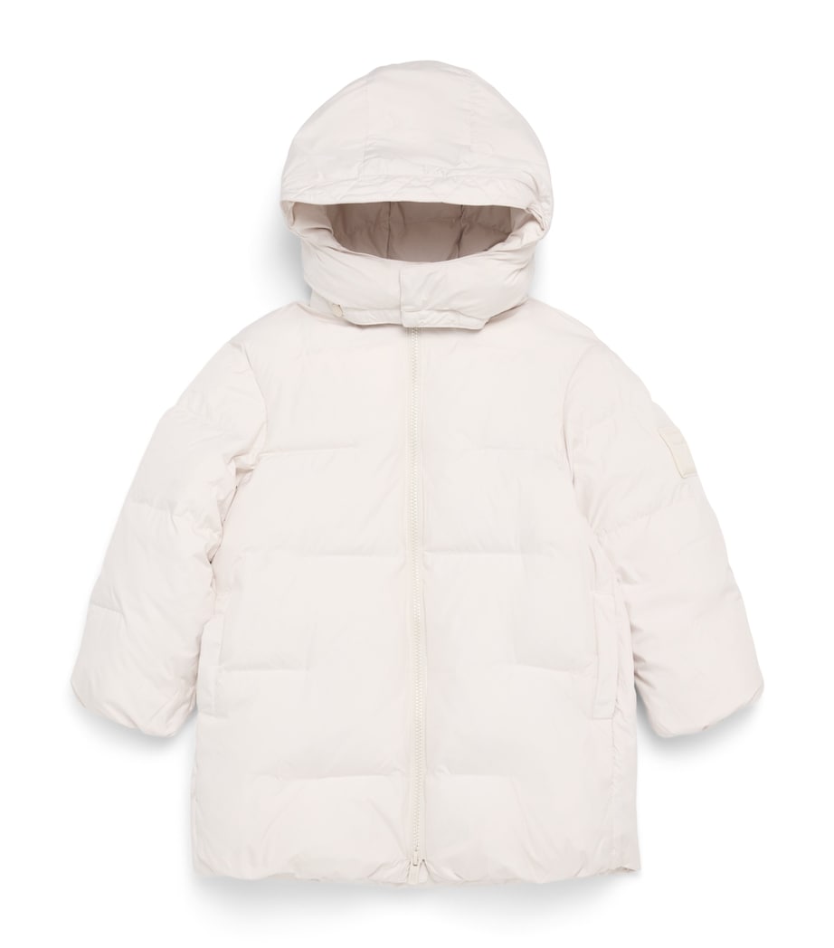 Emporio Armani Kids Giacca Puffer Jacket White Sand Image 1