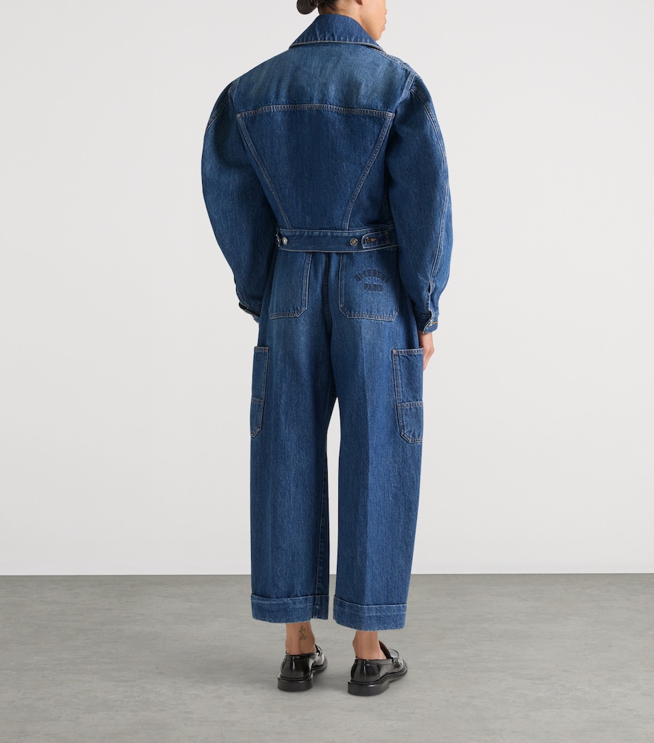 Cocoon Denim Jacket MEDIUM BLUE Image 3