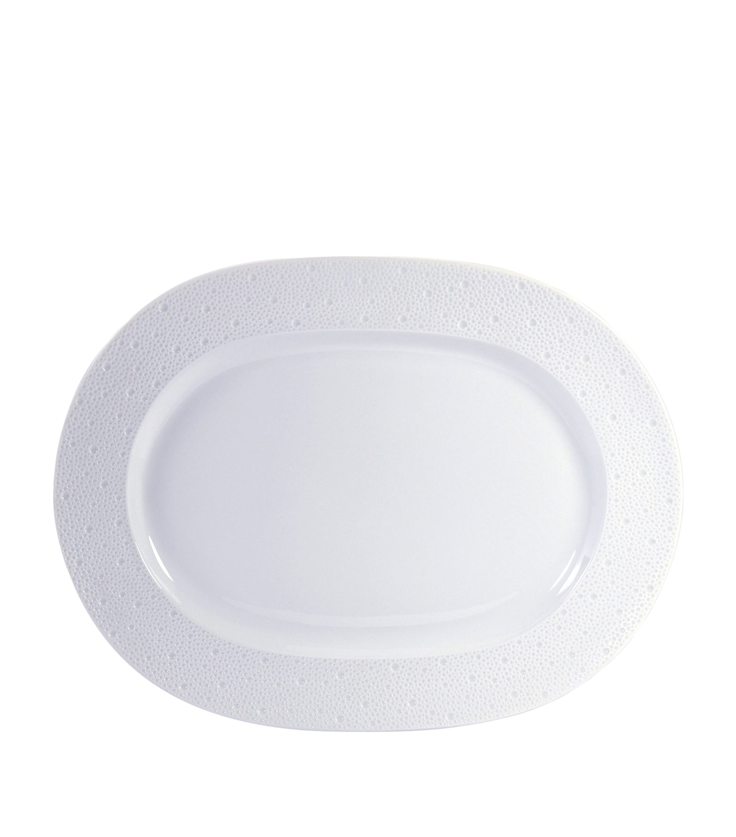Bernardaud Ecume Oval Platter In White