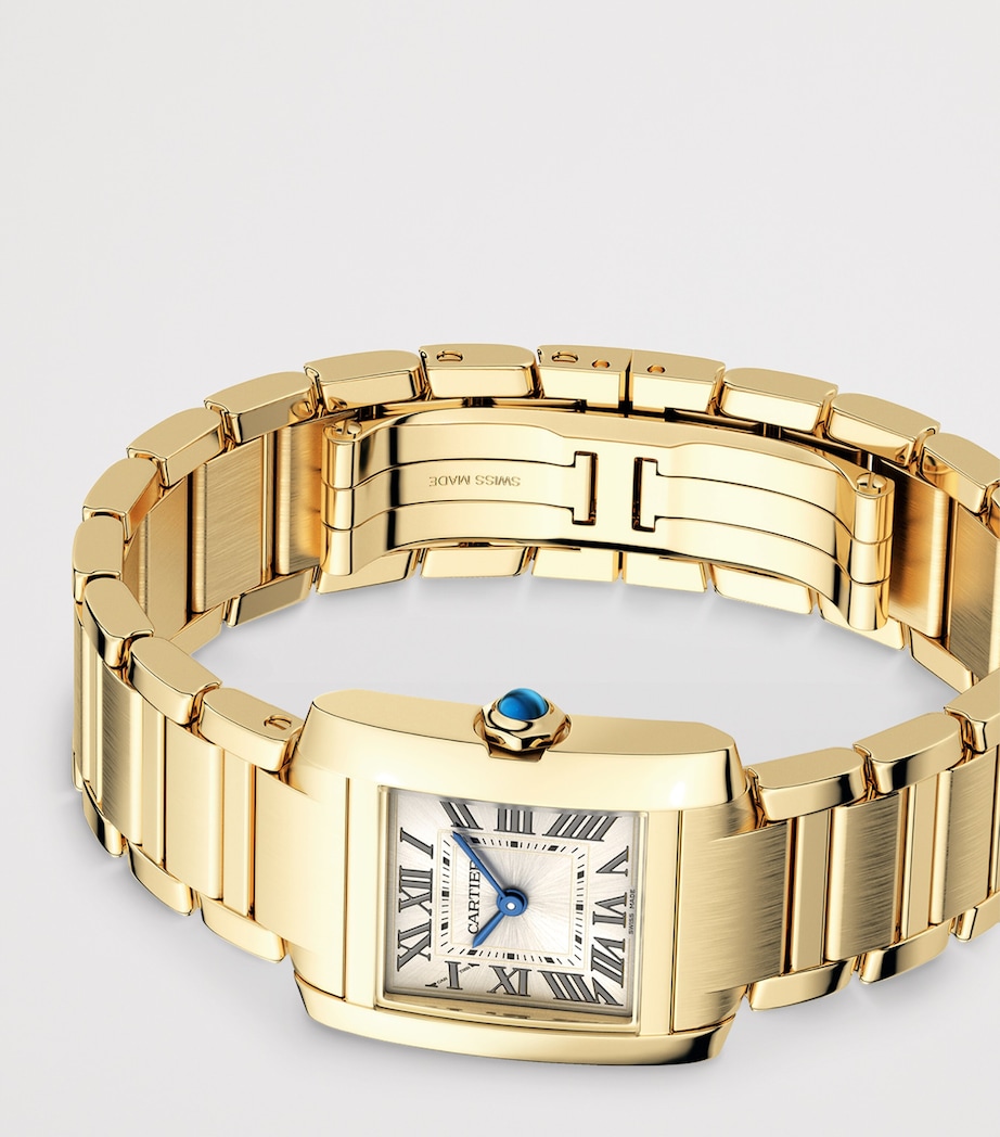 Small Yellow Gold Tank Française Watch 21.2mm YELLOW GOLD Image 4