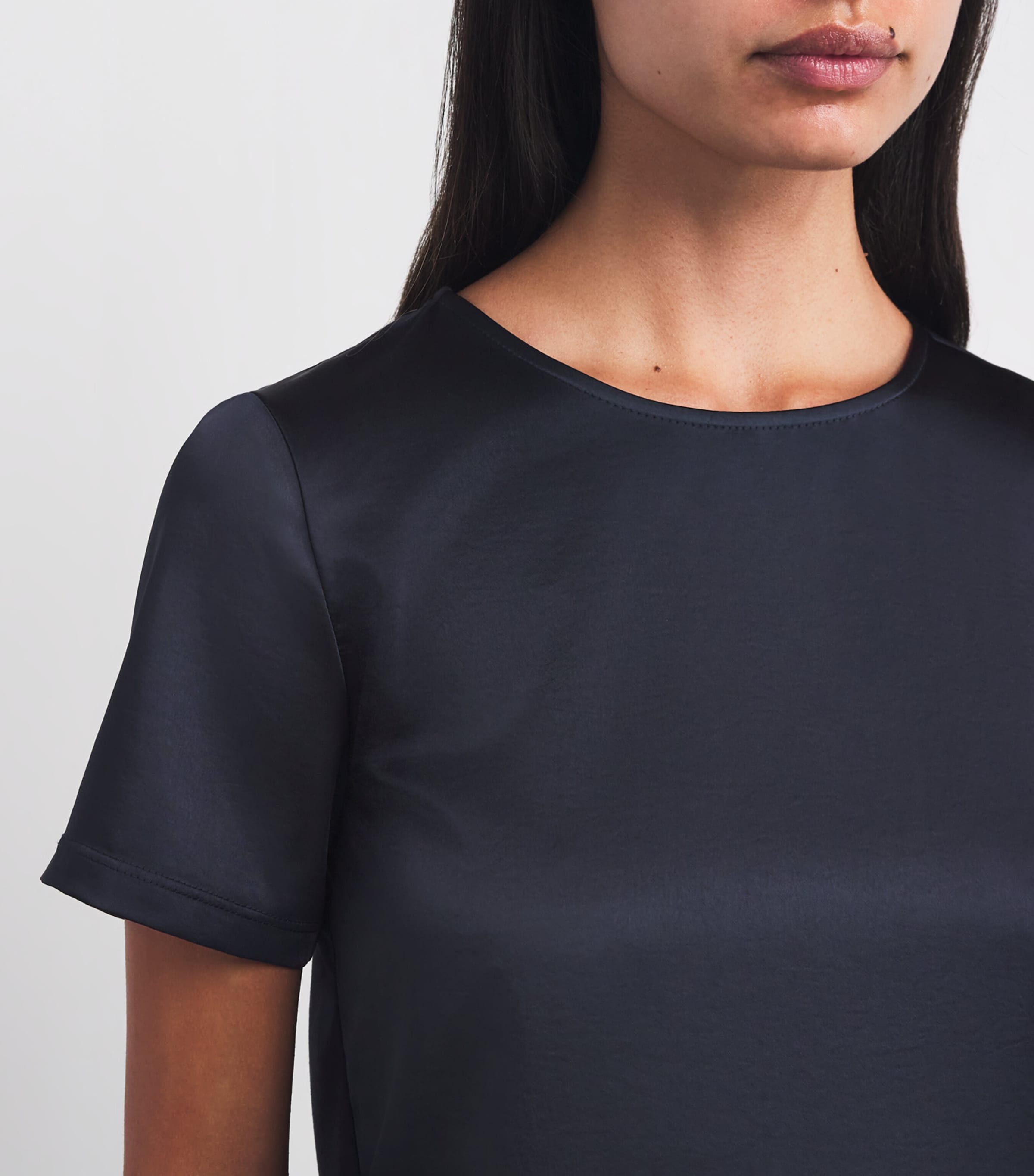 Weekend Max Mara Satin-Front T-Shirt | Women Clothing | Tops | T-Shirts | Evening & Party Tops | Designers | Weekend Max Mara Weekend Max Mara Satin-Front T-Shirt | Women Clothing | Tops | T-Shirts | Evening & Party Tops | Designers | Weekend Max Mara