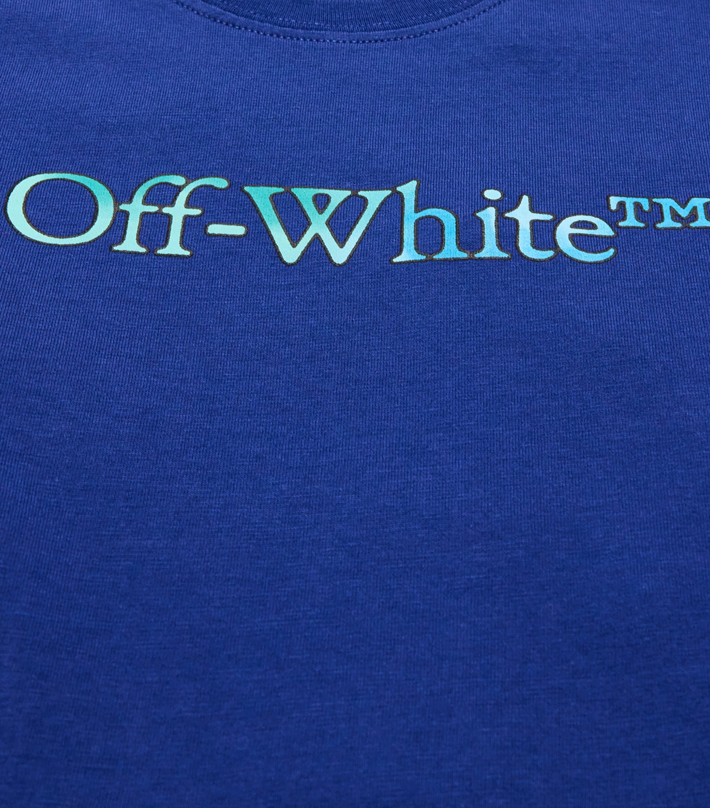 Off-White Kids Cotton Watercolour Logo T-Shirt (4-12 Years) Multi Image 3