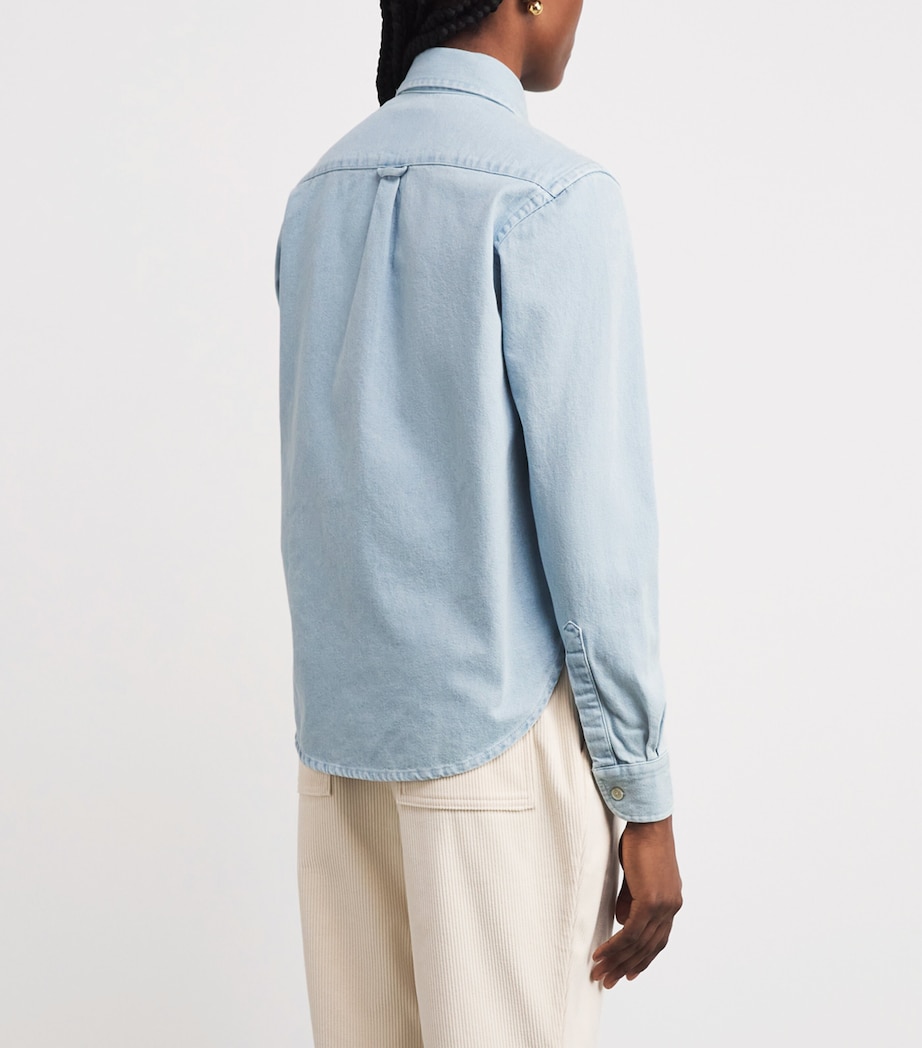 Denim Classic Shirt BLEACH Image 4