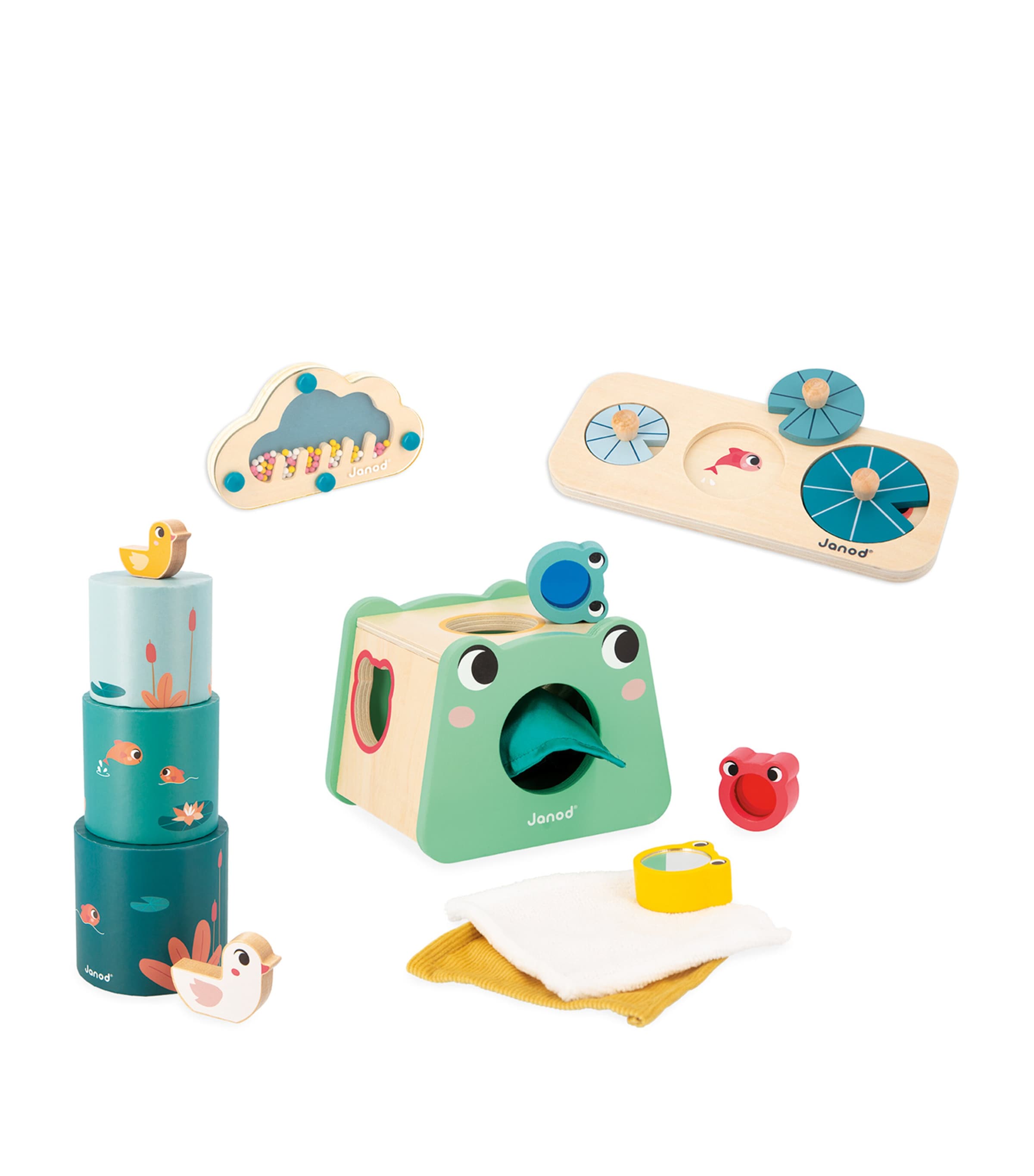 Janod Stimulating Their Sensory Awakening Box | Gifts | Gifts for Babies | Toys | Educational Toys | Wooden Toys | Designers | Janod