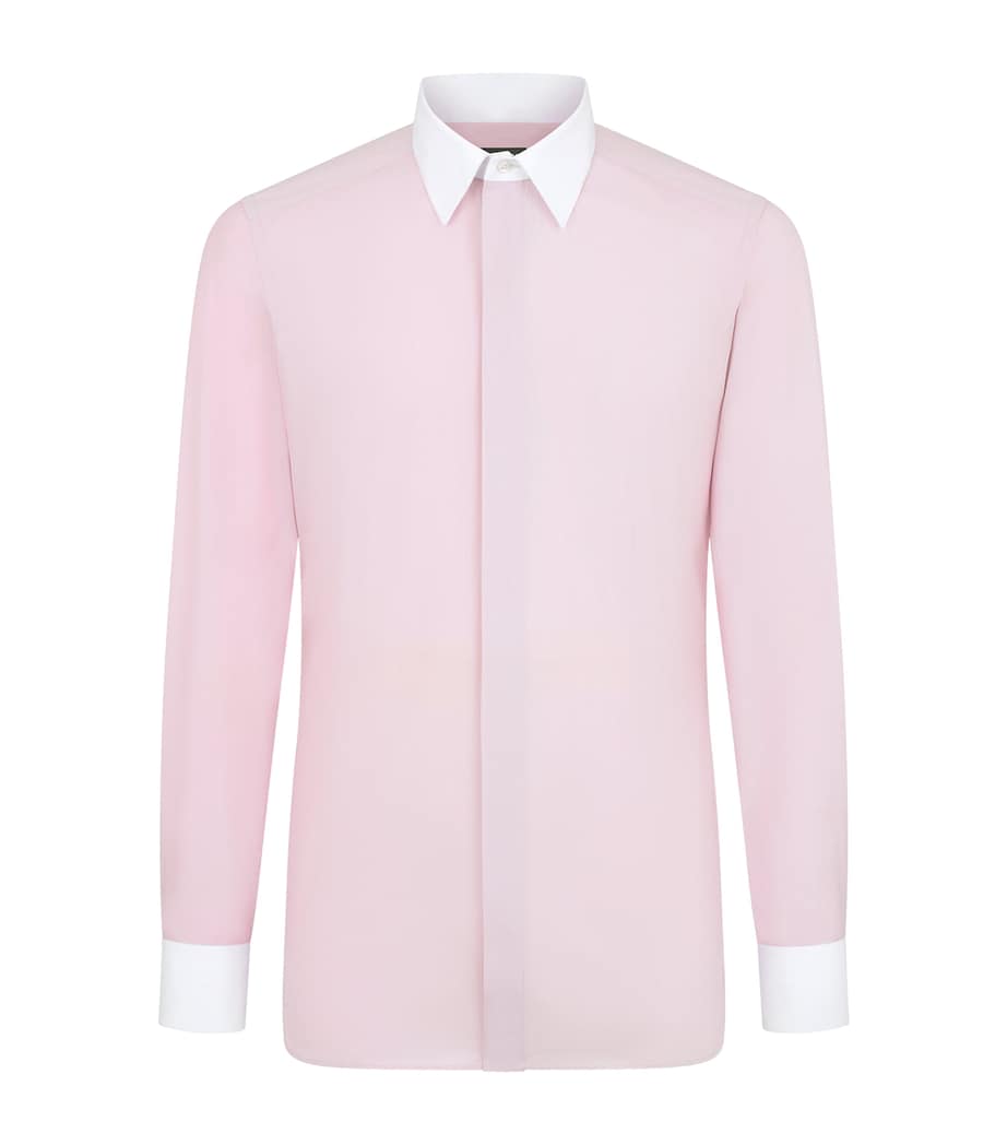 Cotton Contrast-Trim Shirt PAU Image 1