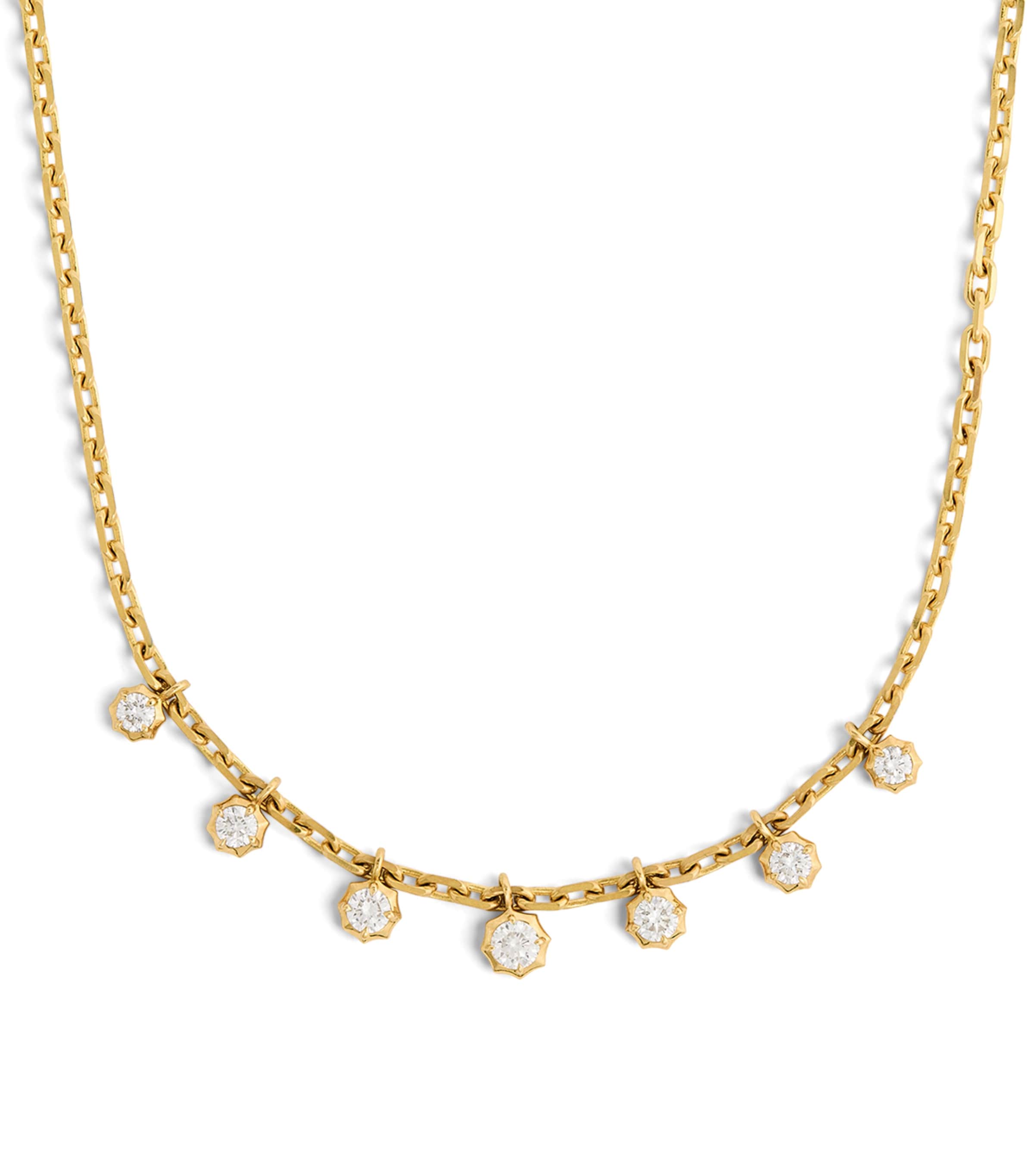 Jade Trau Yellow Gold And Diamond Alchemy Sophisticate Necklace In Gold
