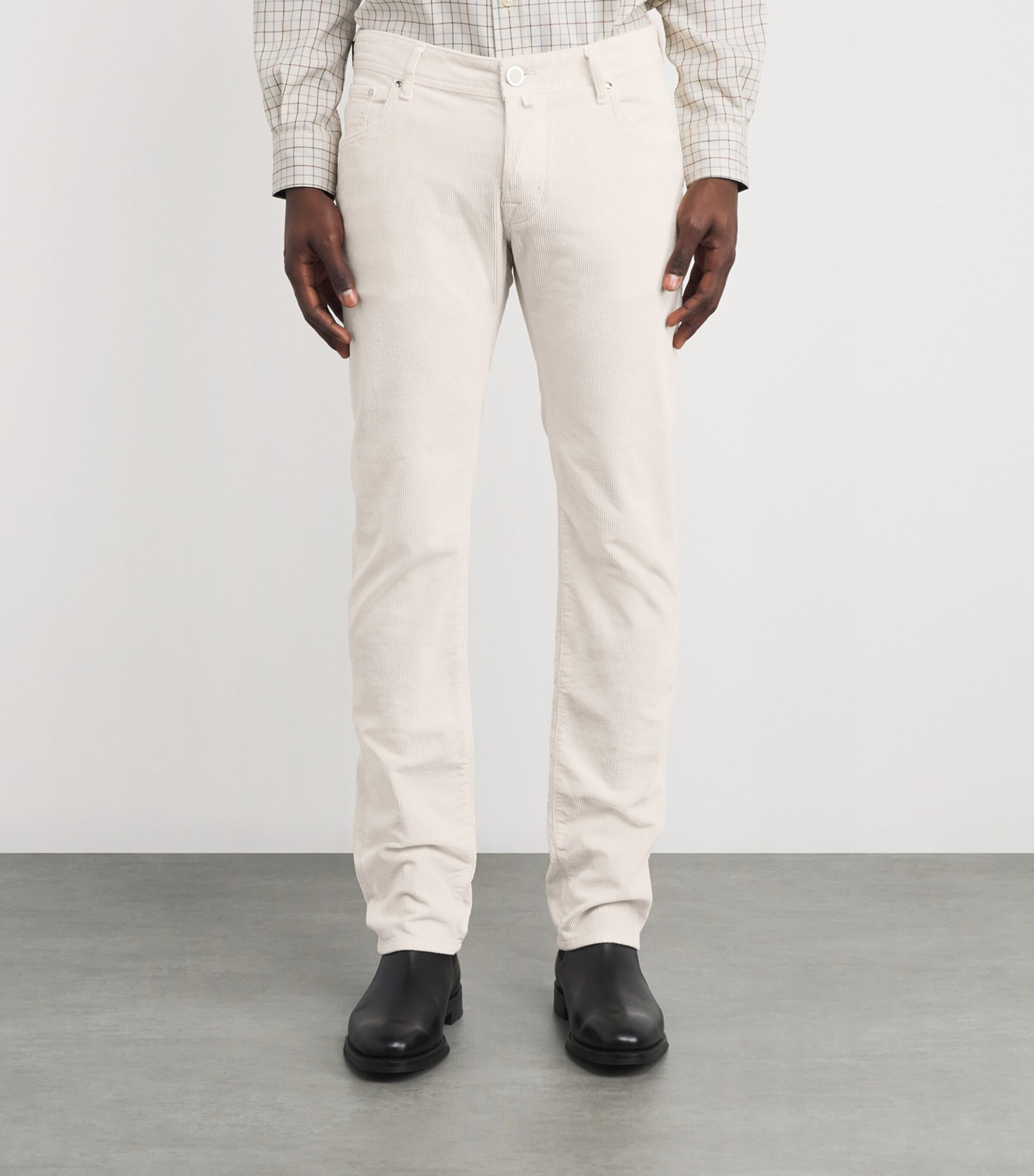 JACOB COHËN Mens Corduroy Slim Trousers Image 3