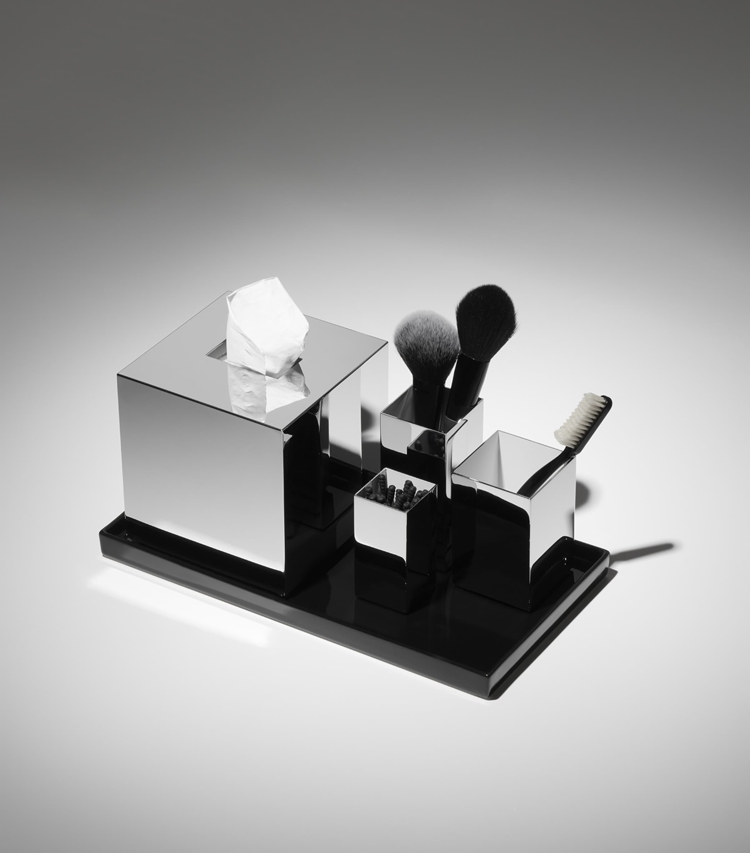 Chrome Tissue Box CHROME Image 2