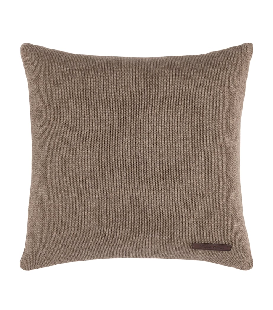 Beaumont Greer Square Cushion Cover (50cm x 50cm) FAWN Image 2