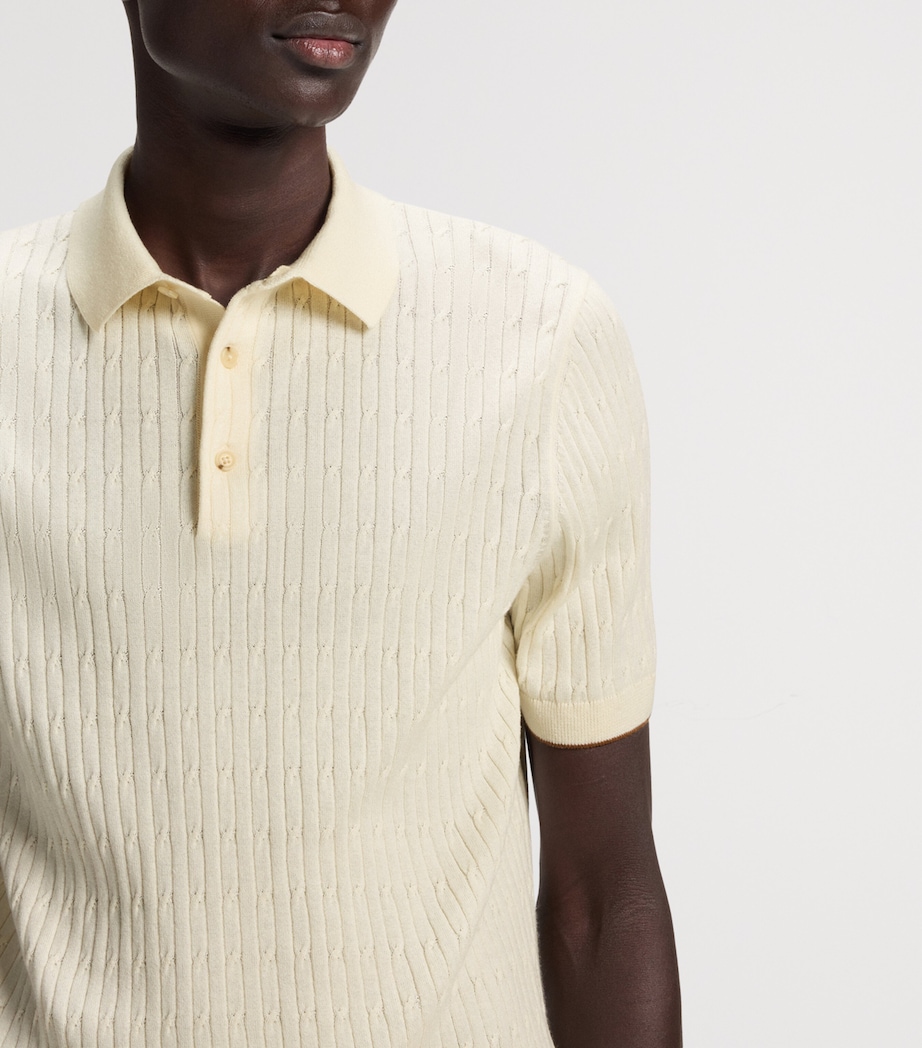 Silk-Cotton Polo Shirt 118 Image 5