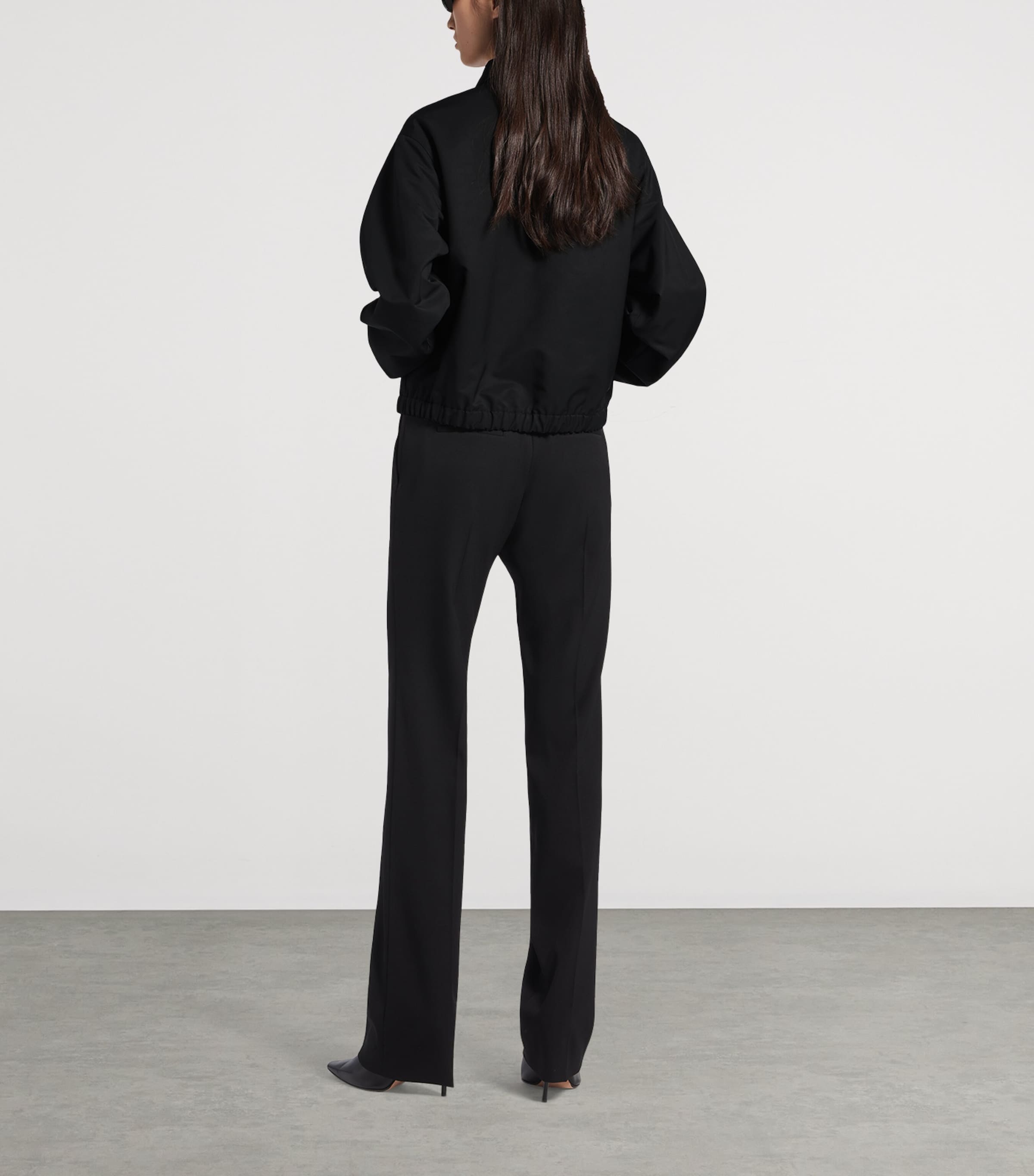 Balenciaga Womens Blouson Bomber Jacket Image 3