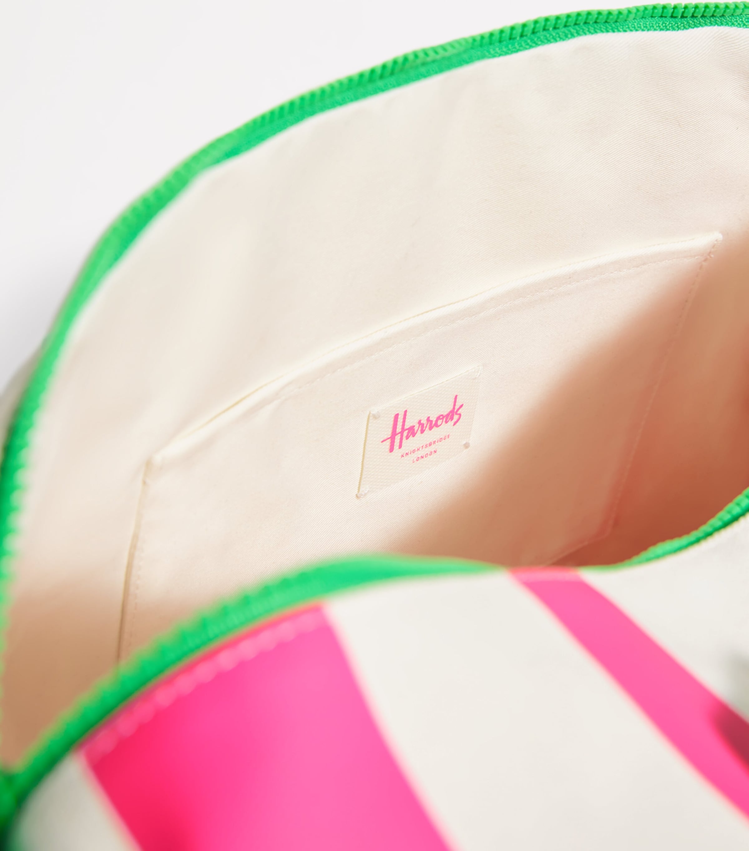 Harrods Cotton Logo Barrel Bag | Harrods US