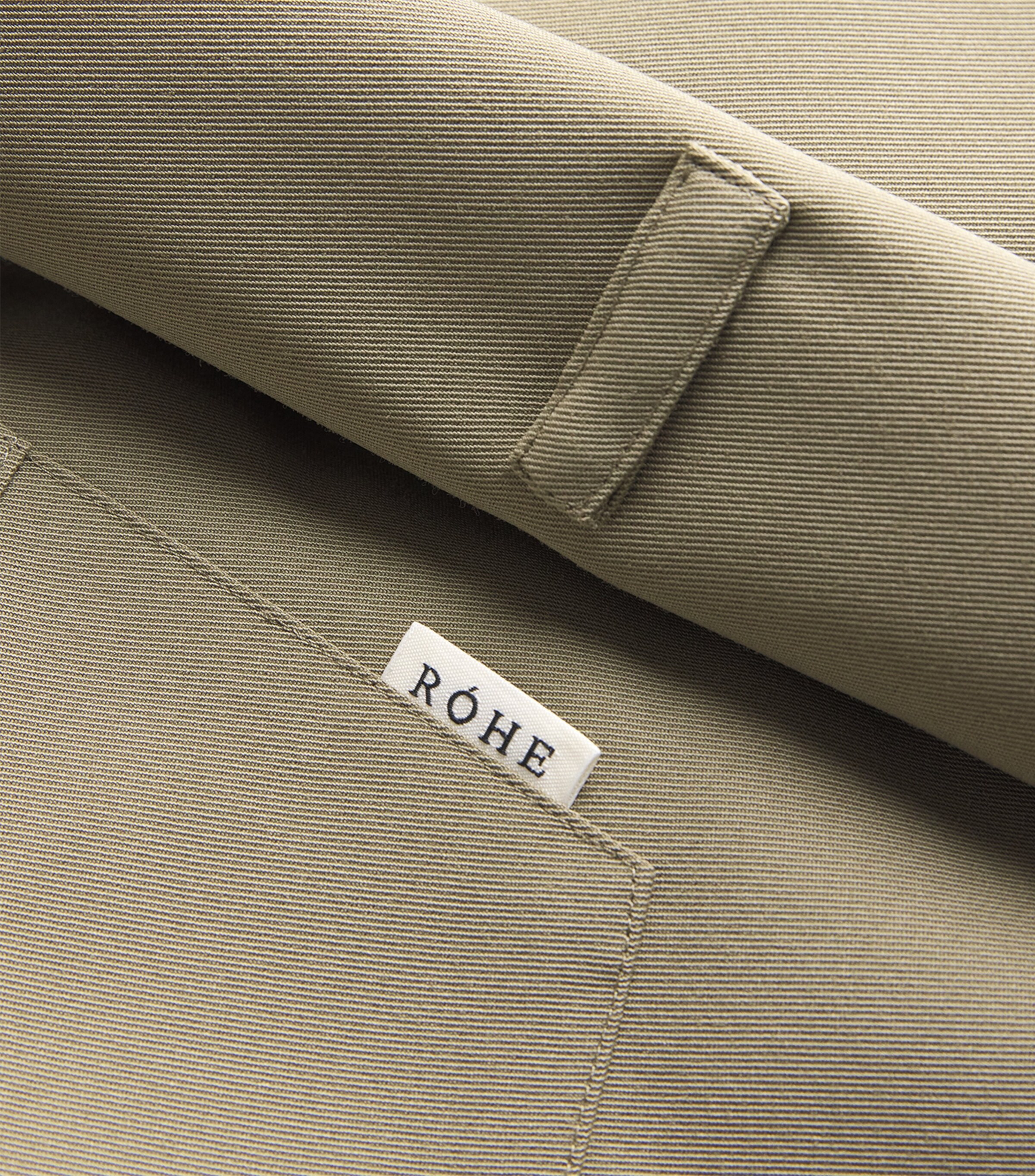 Cotton Utility Shirt 343 SAGE Image 5