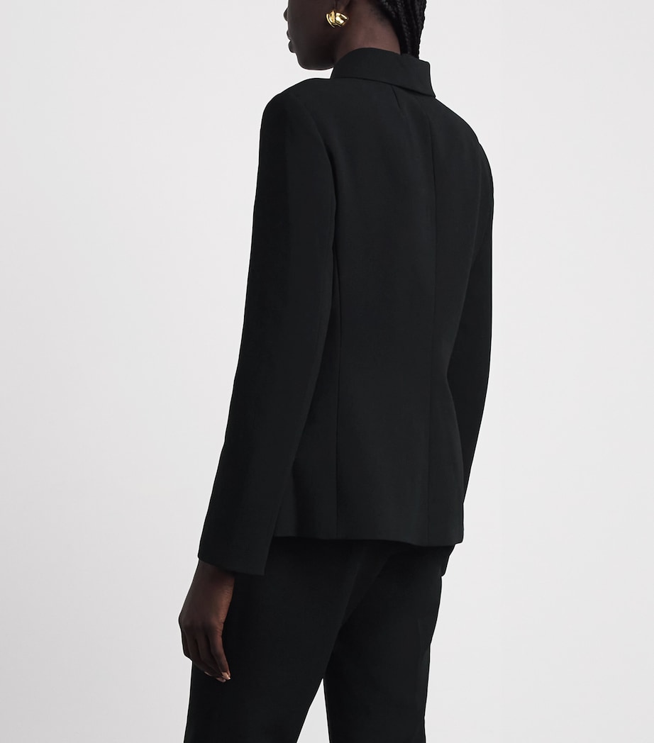 Theory Womens Cutaway Blazer Black Image 5