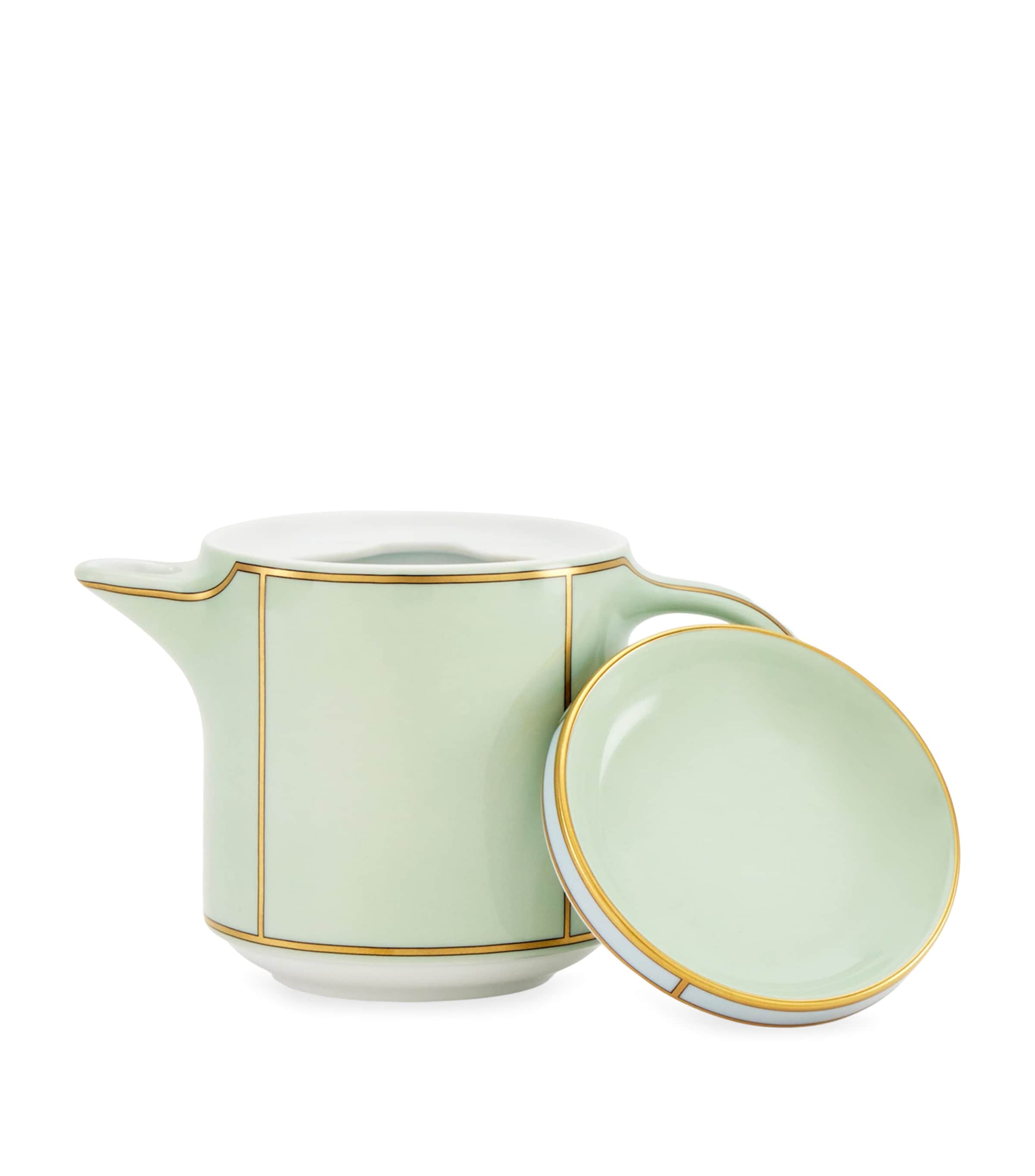 GINORI 1735 Porcelain Colonna Diva Verde Coffee Pot (500ml) Image 5