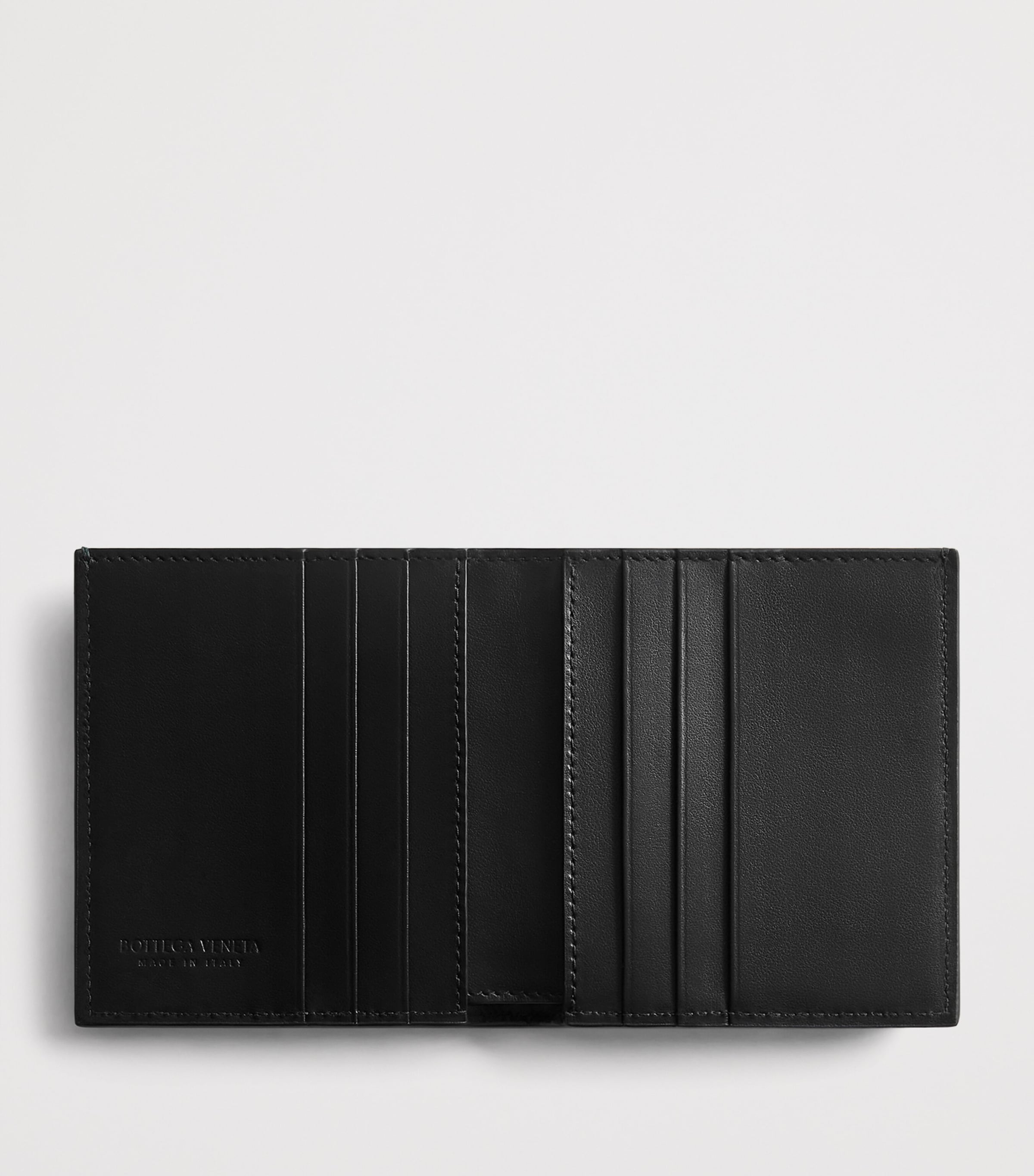Bottega Veneta Leather Slim Intrecciato Bifold Wallet Image 2