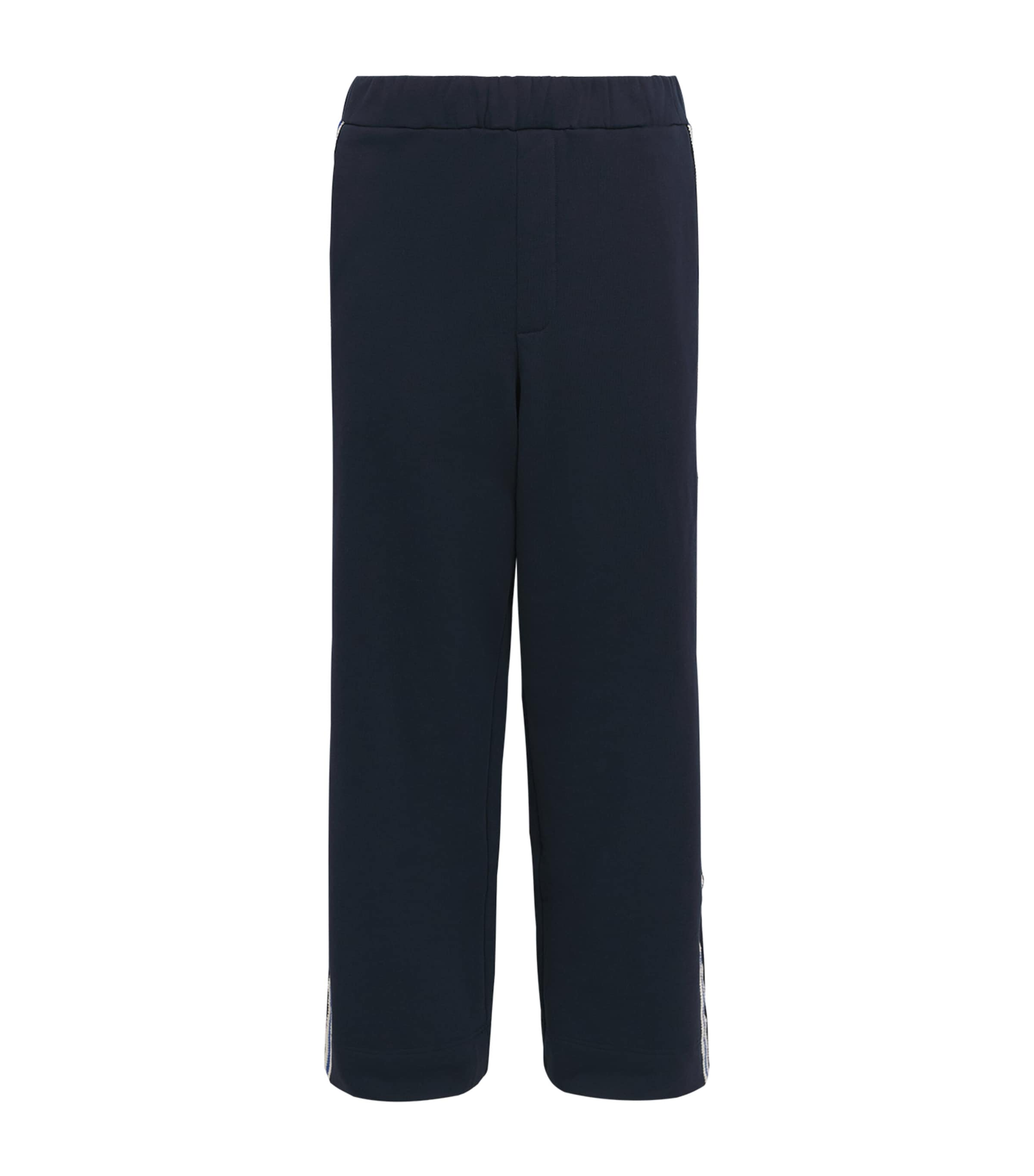 COMMAS Crochet Stripe Sweatpants Midnight Navy