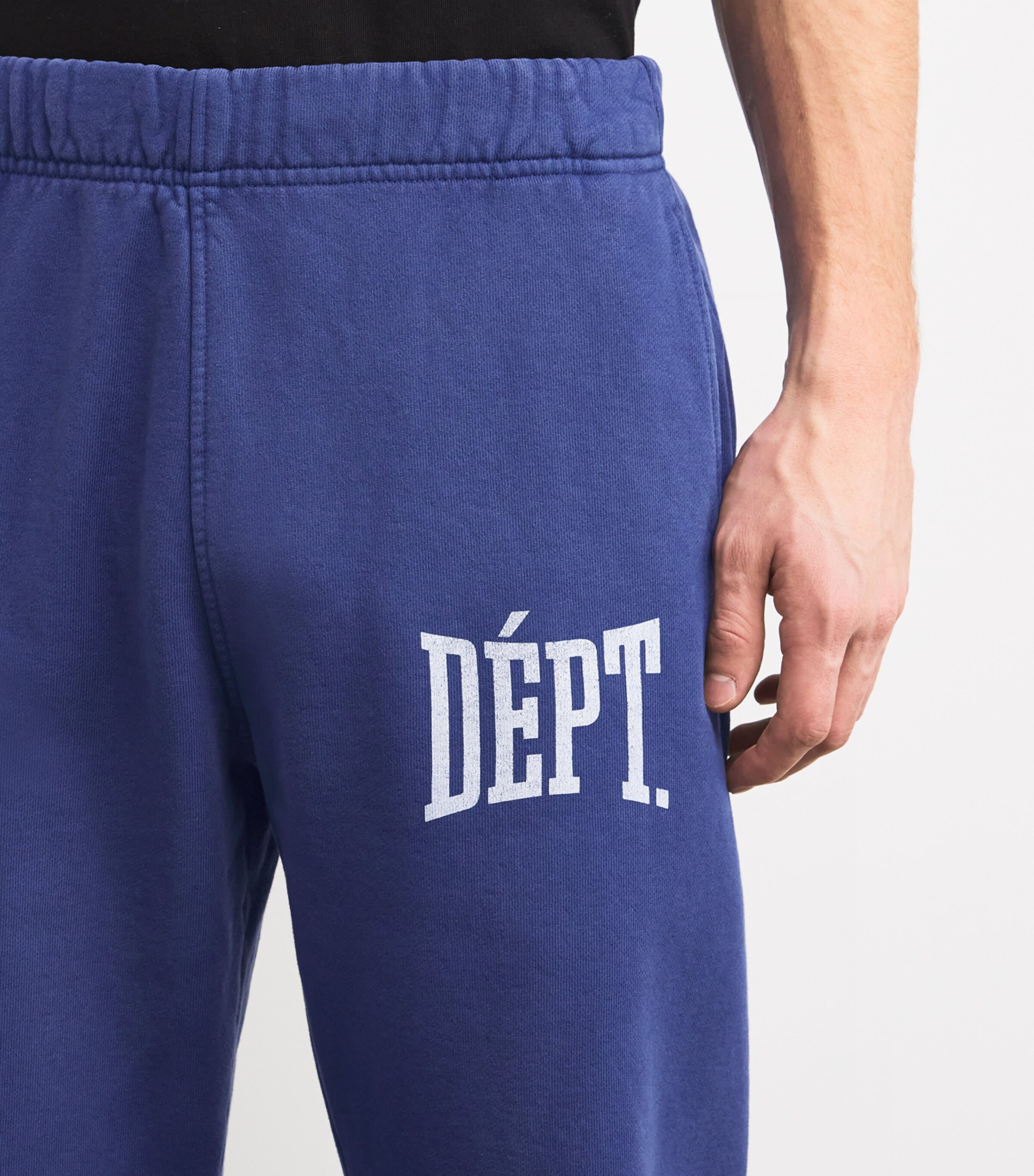 GALLERY DEPT. Mens Cotton Team Sweatpants Navy Image 6