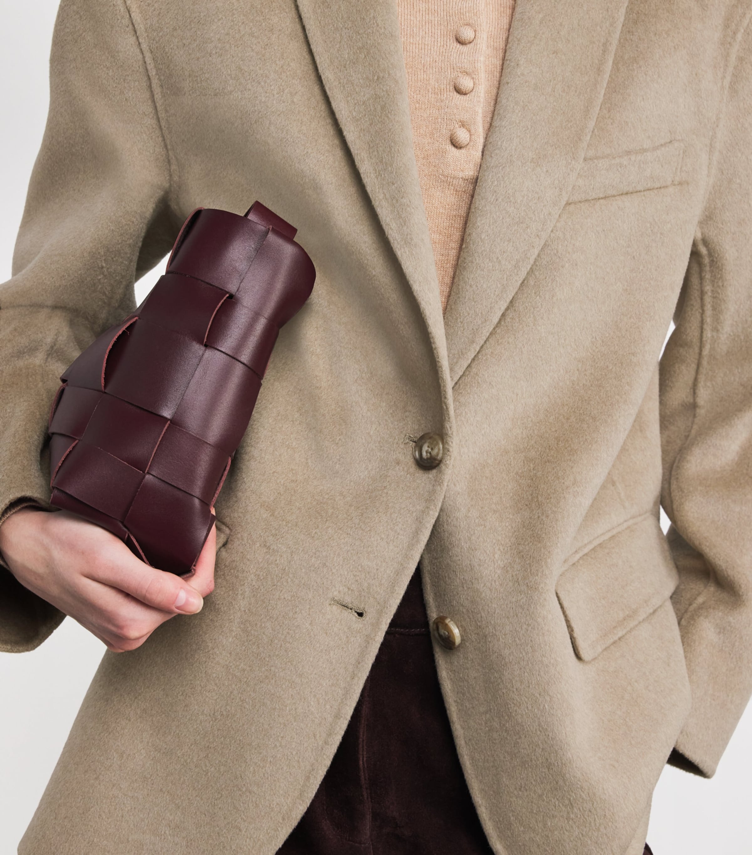 Wool-Cashmere Quinn Blazer BEIGE Image 6