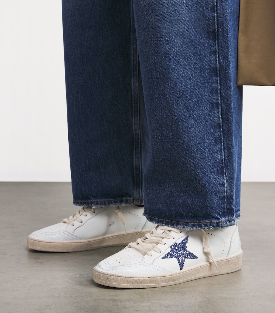 Leather Ball Star Sneakers WHITE/OTH Image 2