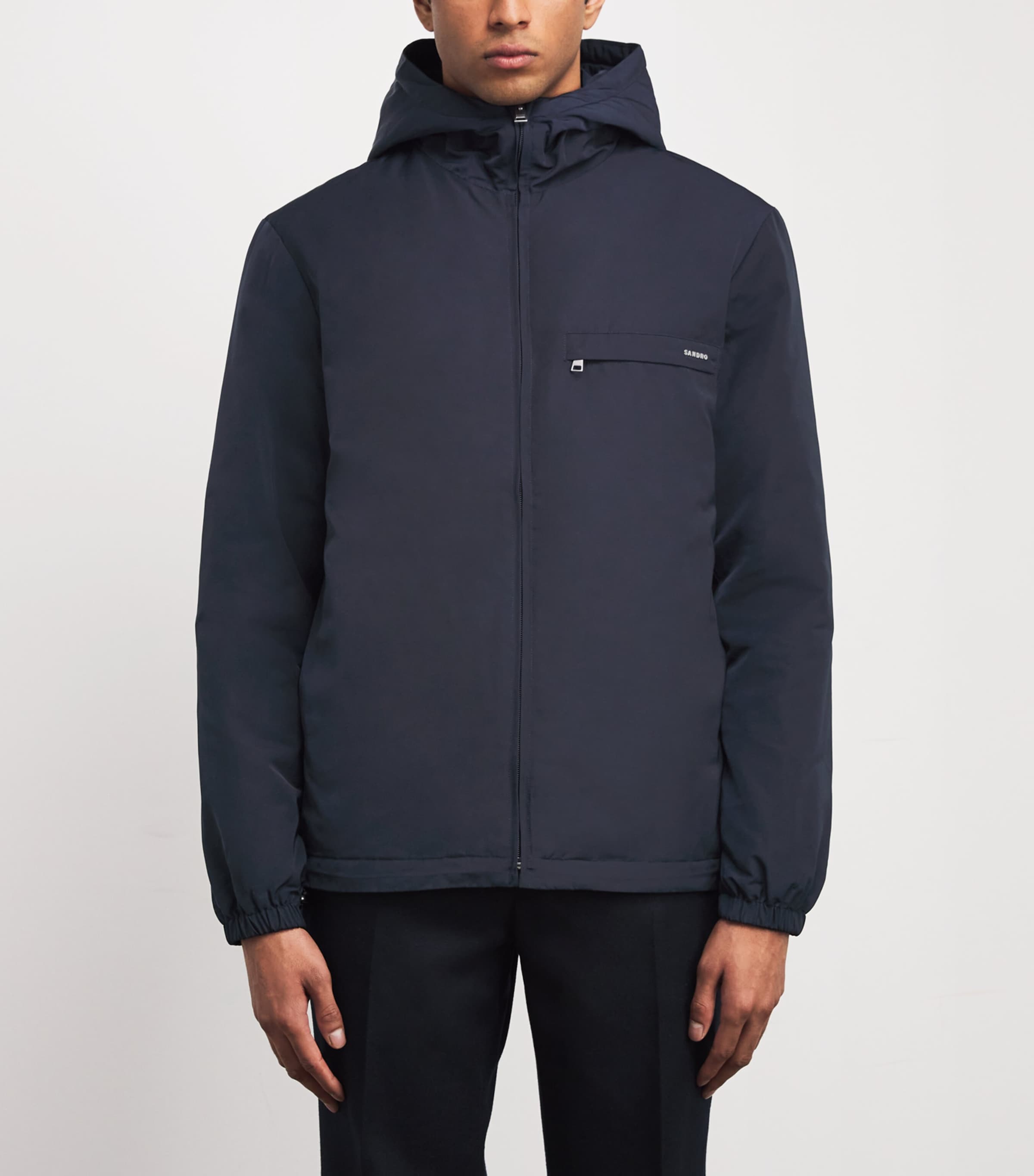 Padded Logo Jacket NAVY BLUE Image 3