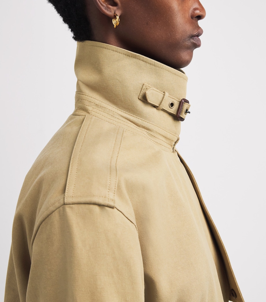 Twill Cropped Orsina Jacket KHAKI Image 6