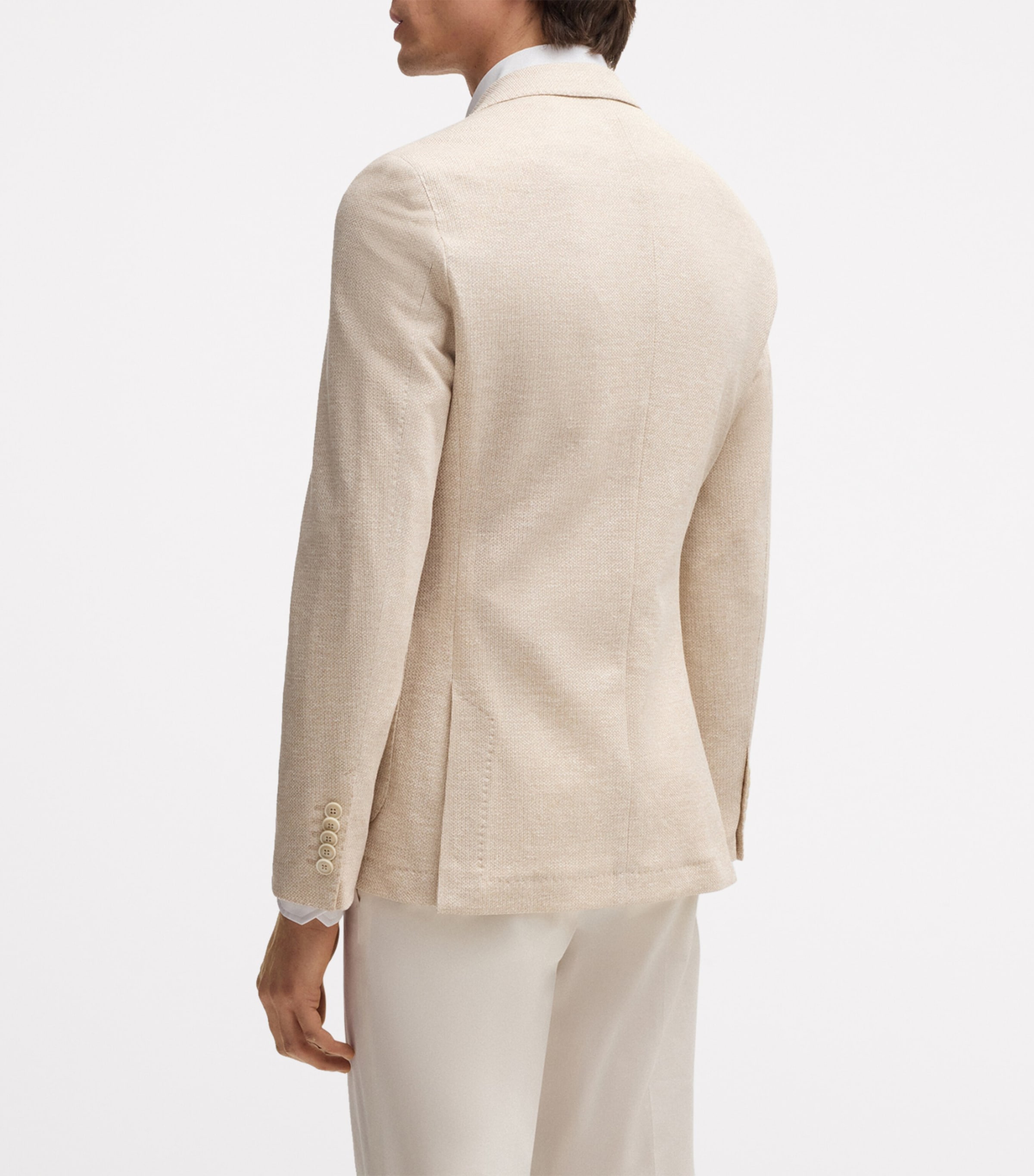 Linen-Cotton Slim Blazer 119 Image 3