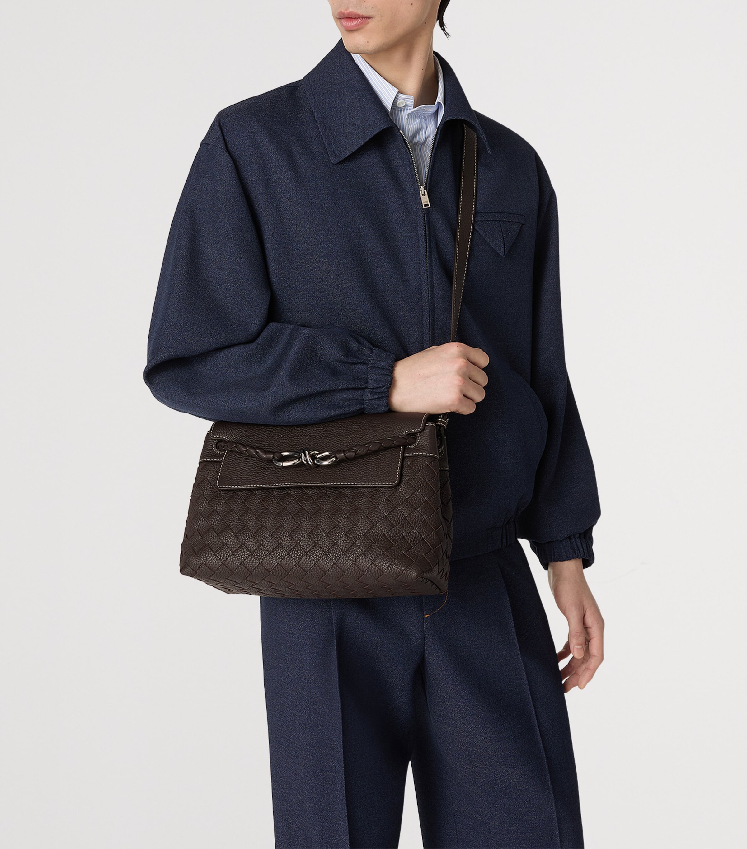 Small Leather Andiamo Messenger Bag 2180 Image 2