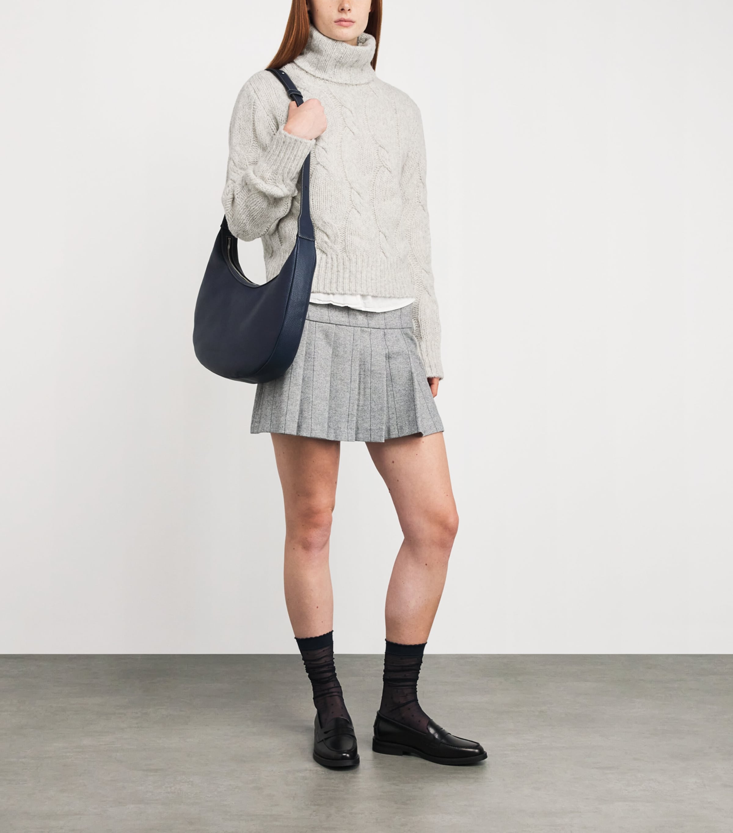 Wool-Blend Rollneck Sweater MELANGE GREY Image 2