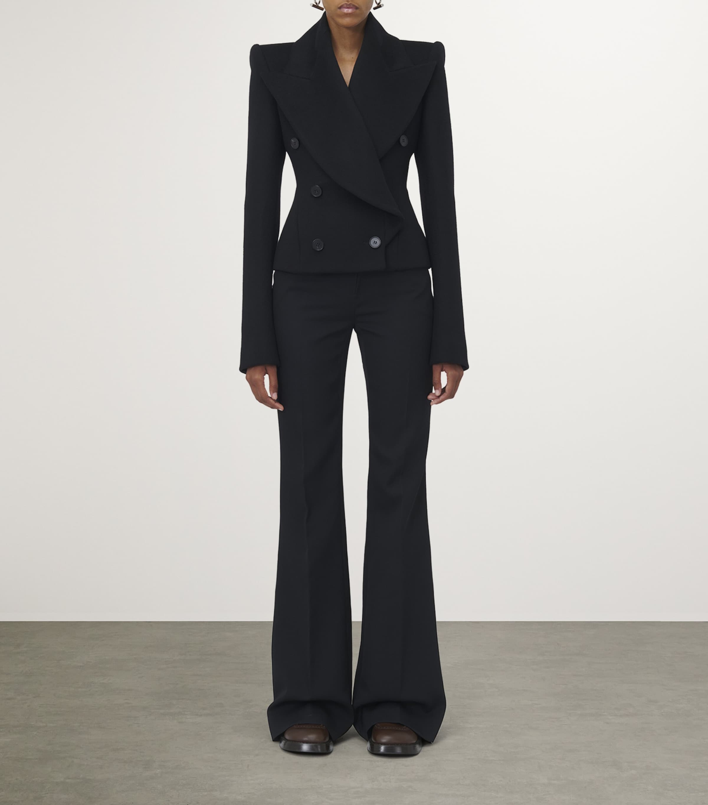 Wool-Cashmere Double-Breasted Blazer 1000 Image 2