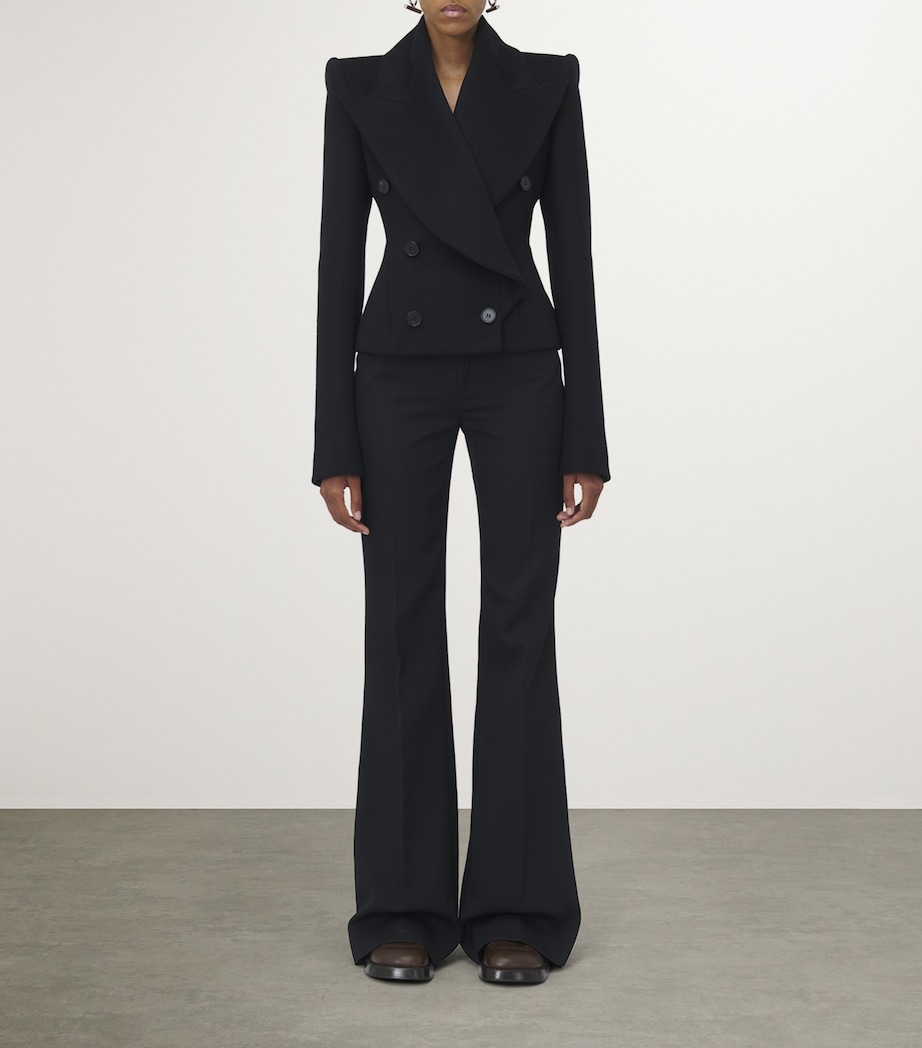 Wool-Cashmere Double-Breasted Blazer 1000 Image 2