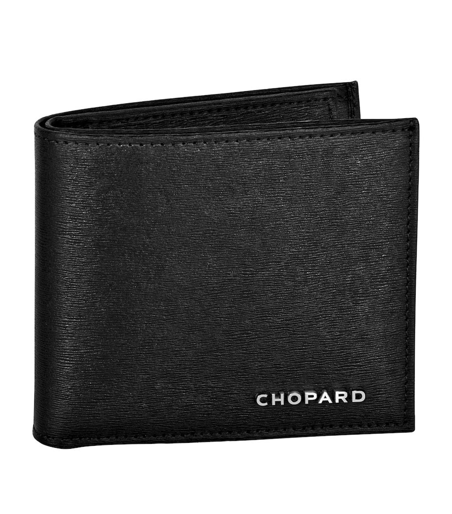 Chopard Small Leather Classic Bifold Wallet Black Image 1