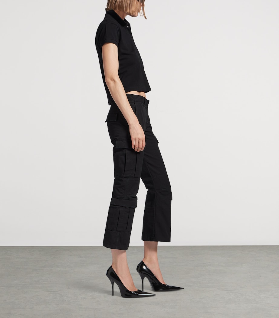 Cotton Capri Cargo Trousers 1000 Image 4