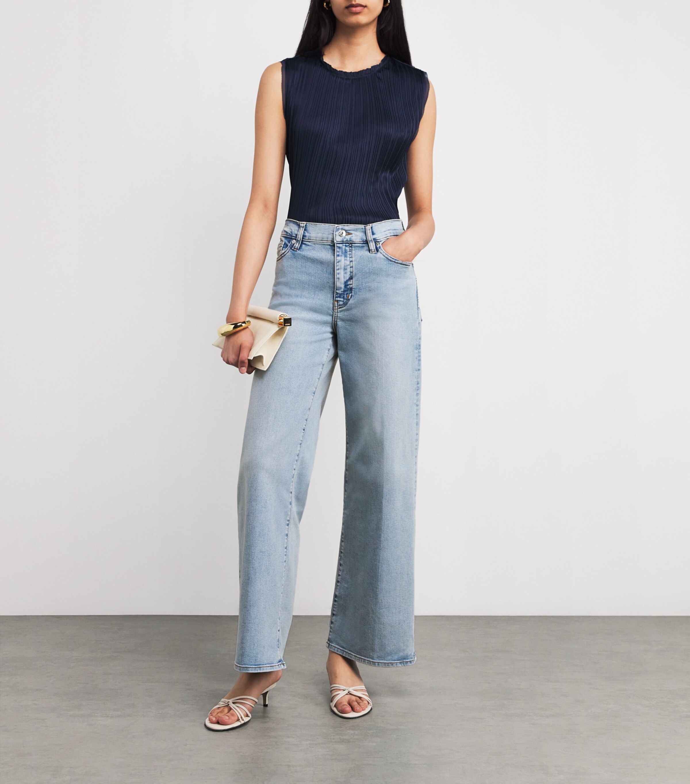 Le Slim Palazzo Wide-Leg Jeans TRIBUTE Image 2