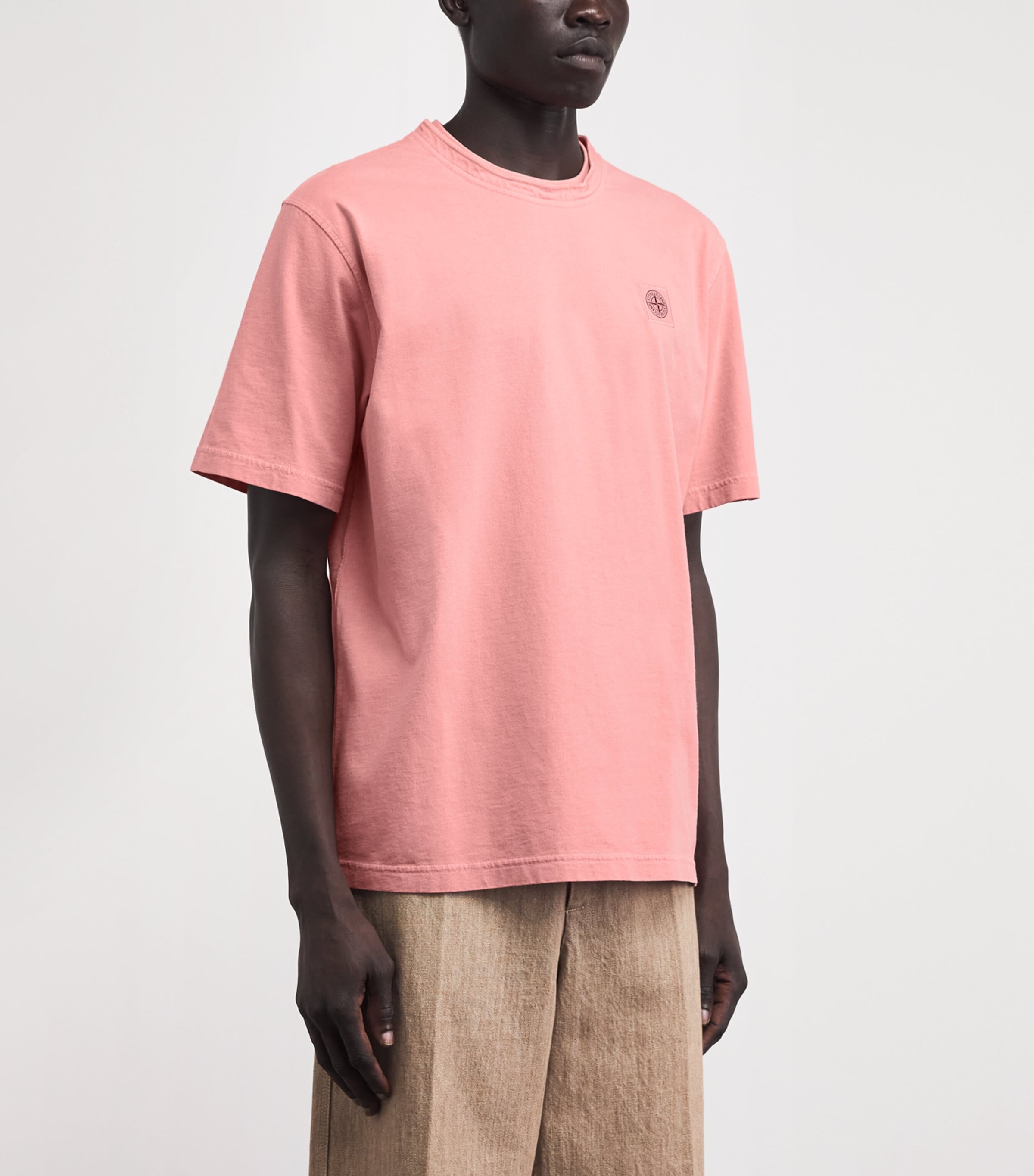 Stone Island Mens Organic Cotton Ghost T-Shirt Image 4