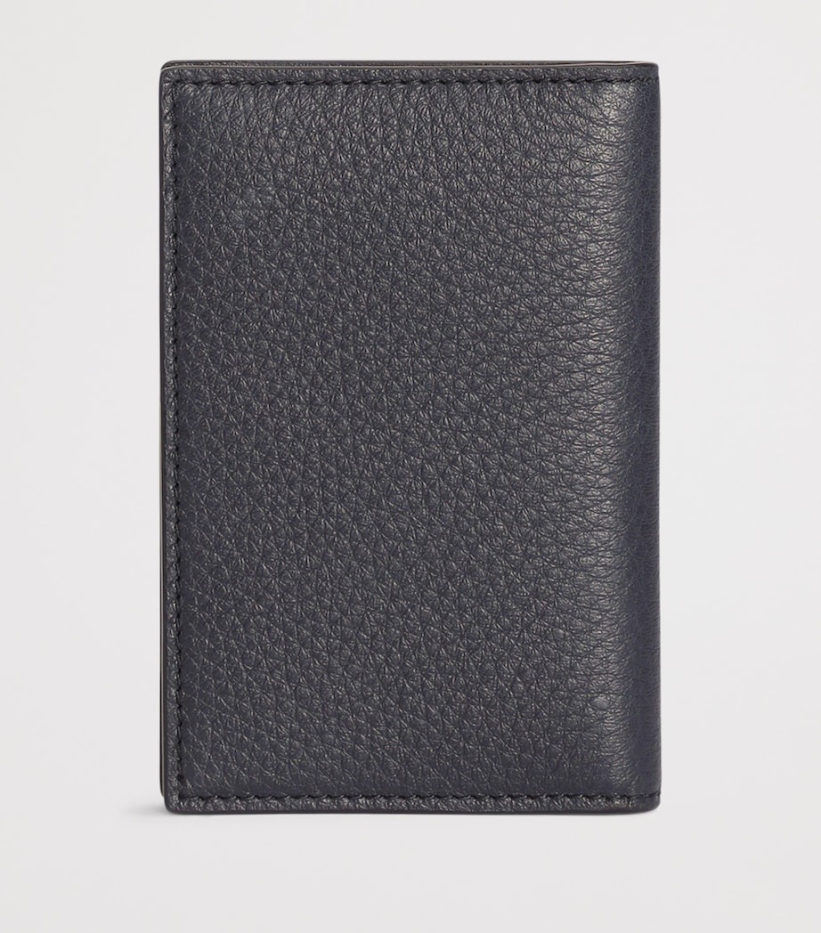 Dolce&Gabbana Leather DG Millennials Card Holder Blue Image 3