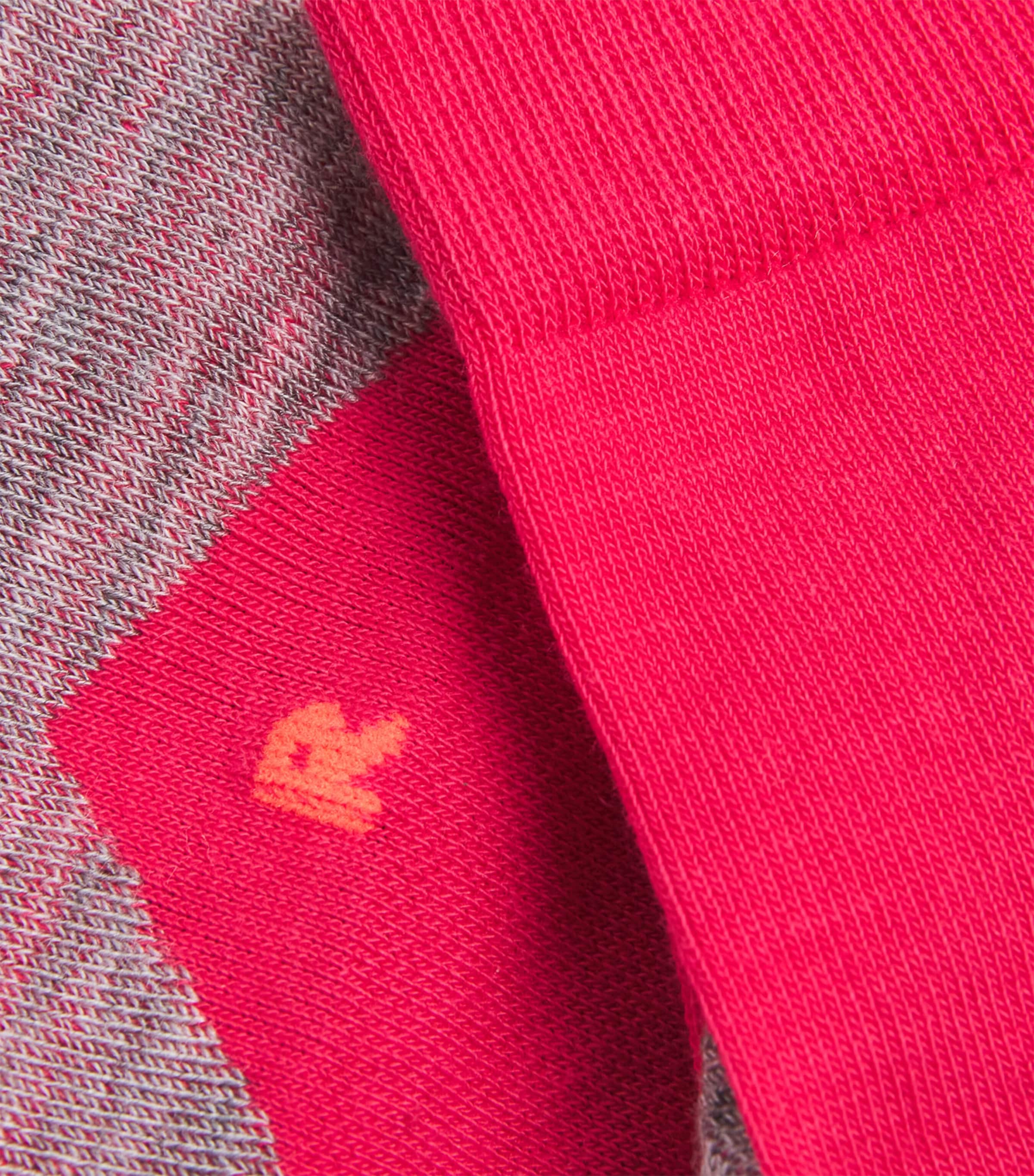 RU4 Endurance Running Short Socks 8564 ROSE Image 2