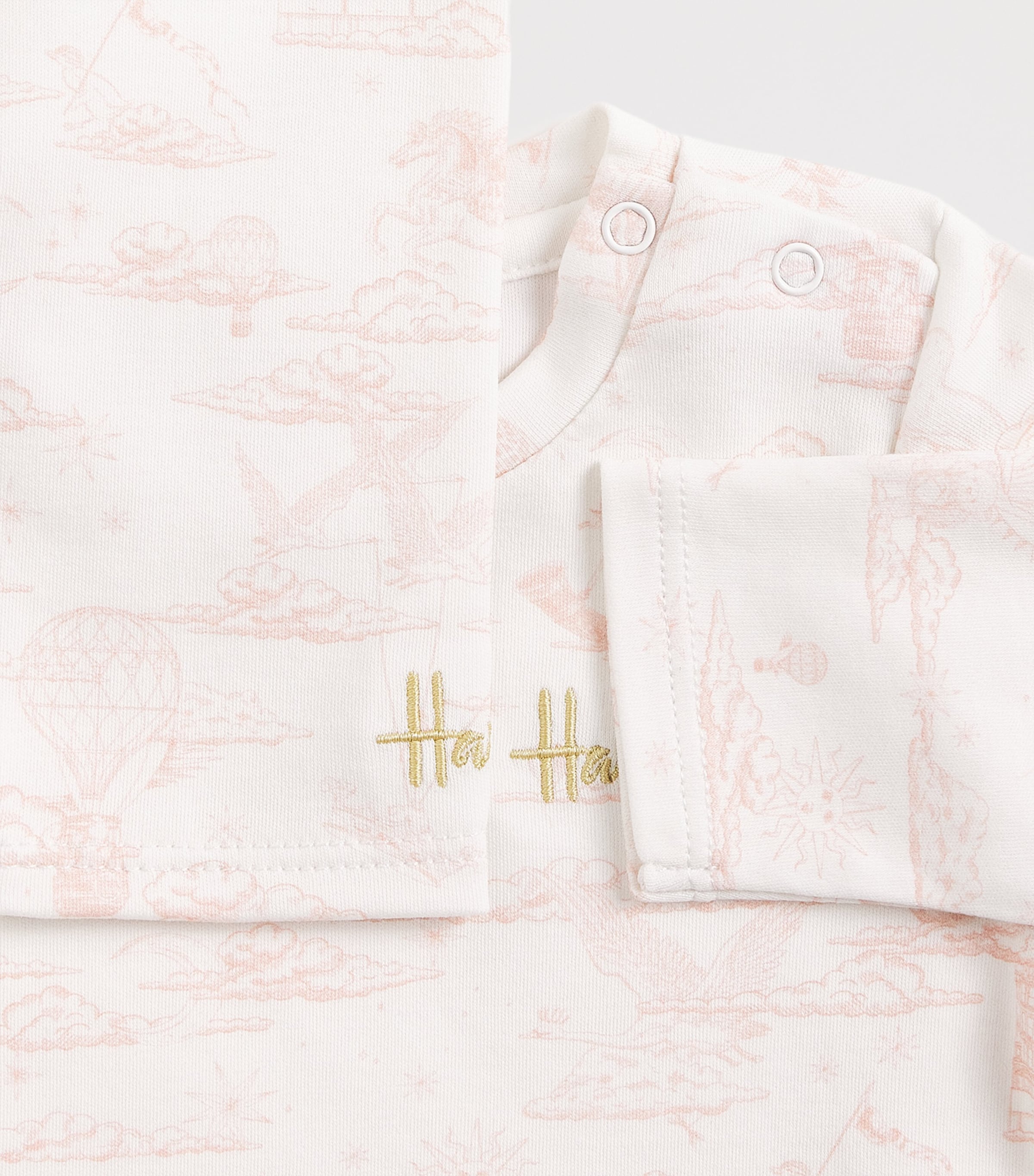 Pima Cotton Balloon Top and Trousers Set (0-18 Months) PINK Image 4