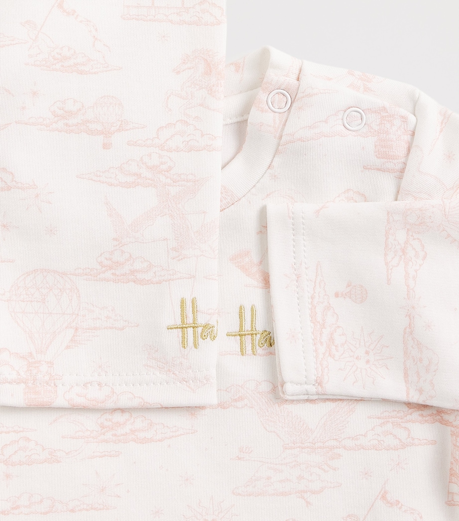 Pima Cotton Balloon Top and Trousers Set (0-18 Months) PINK Image 4