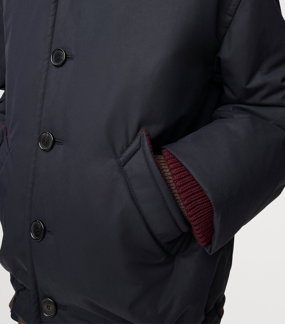 Technical Padded Jacket NAVY BLUE Image 5