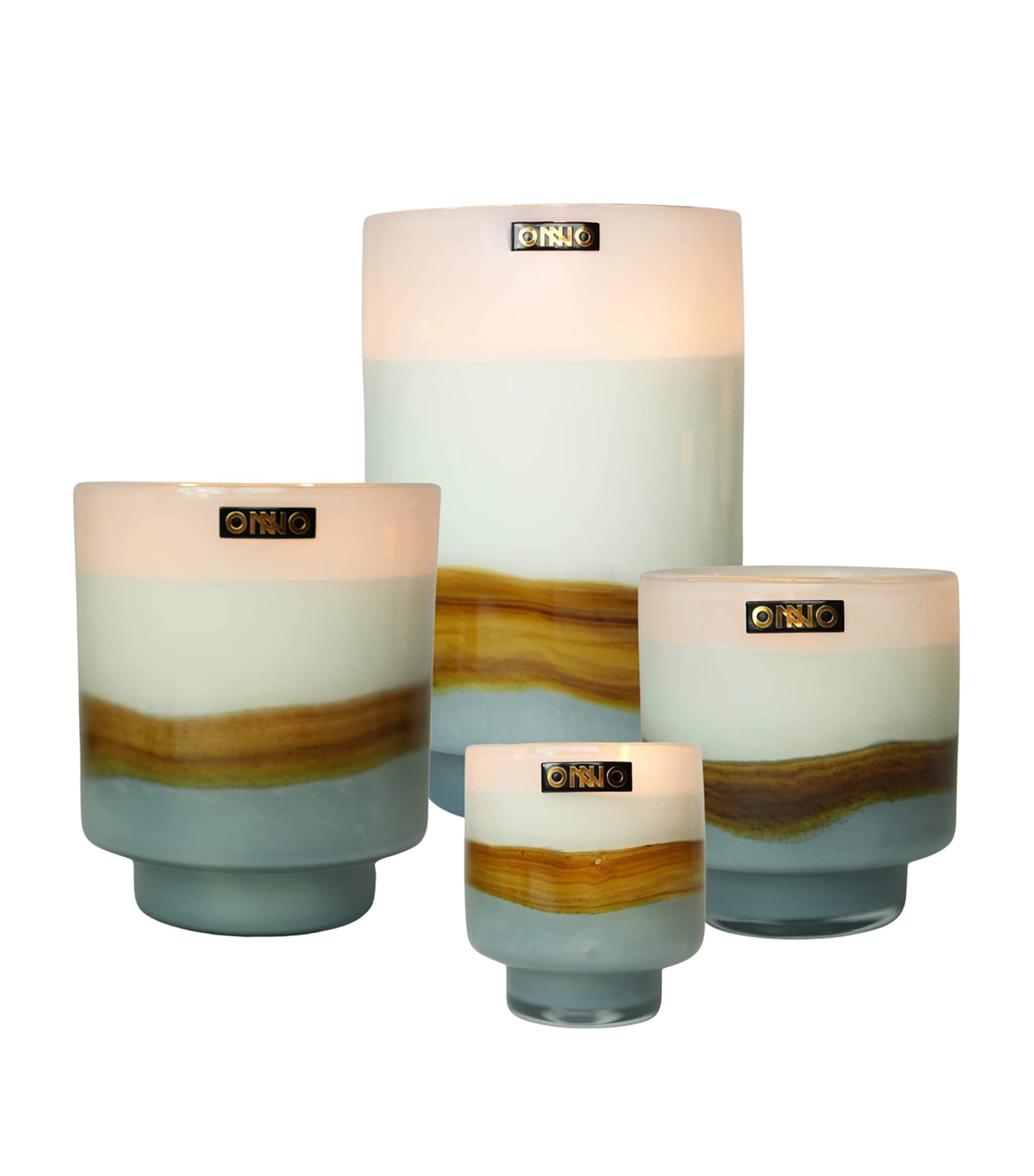 Onno Small Art Riva Sunset 3-Wick Candle Beige Image 2