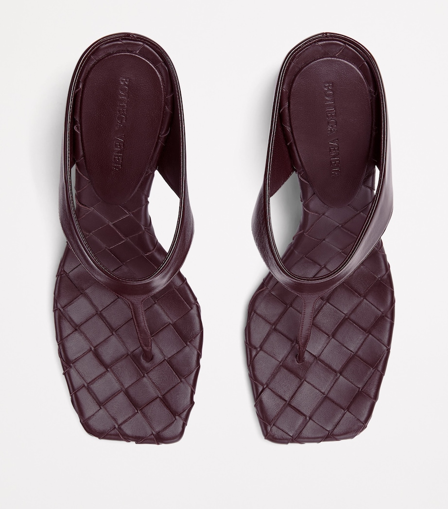 Bottega Veneta Leather Intrecciato Marella Sandals Image 5