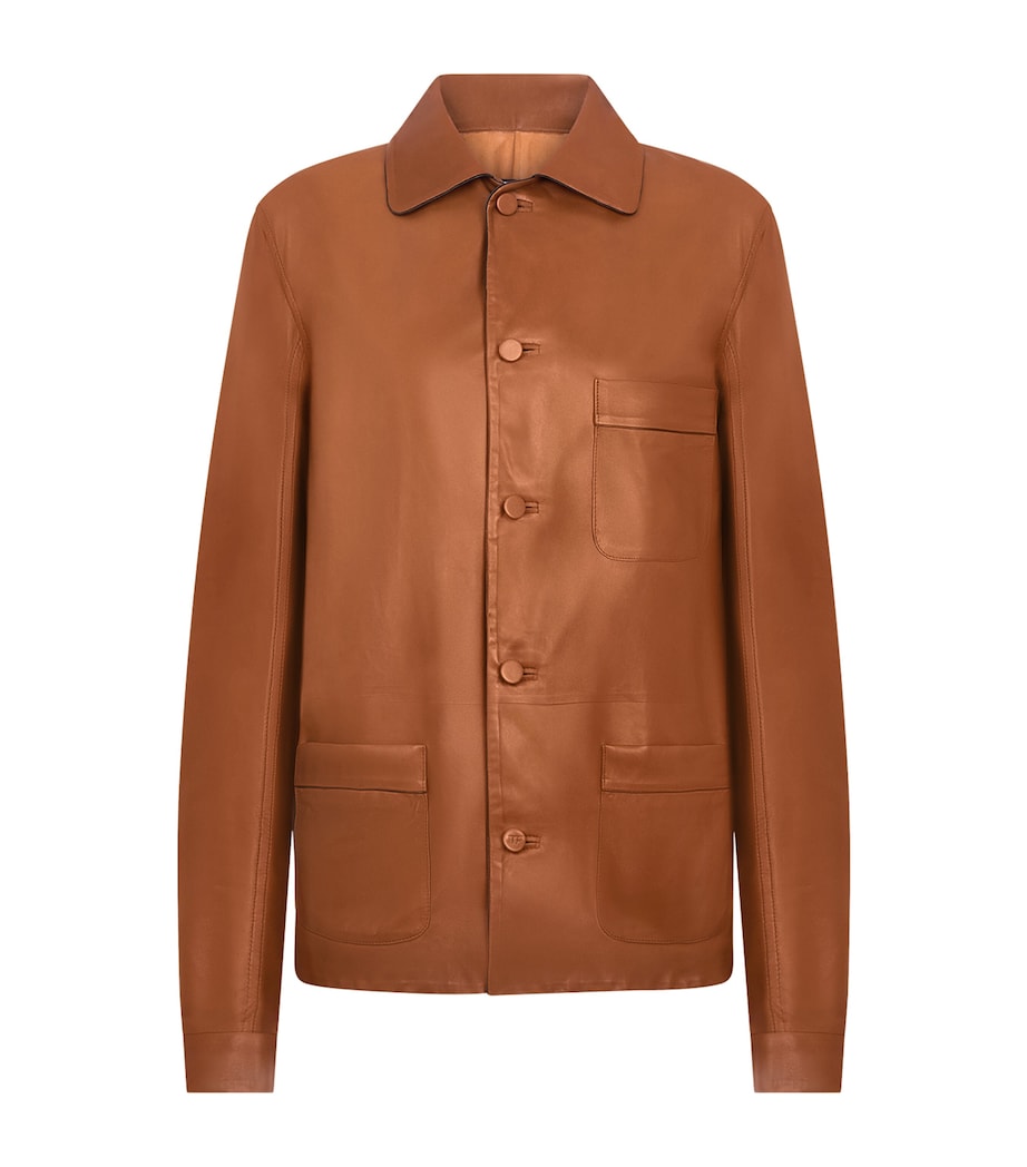 TOM FORD Womens Lambskin Pyjama Shirt Edg Image 1