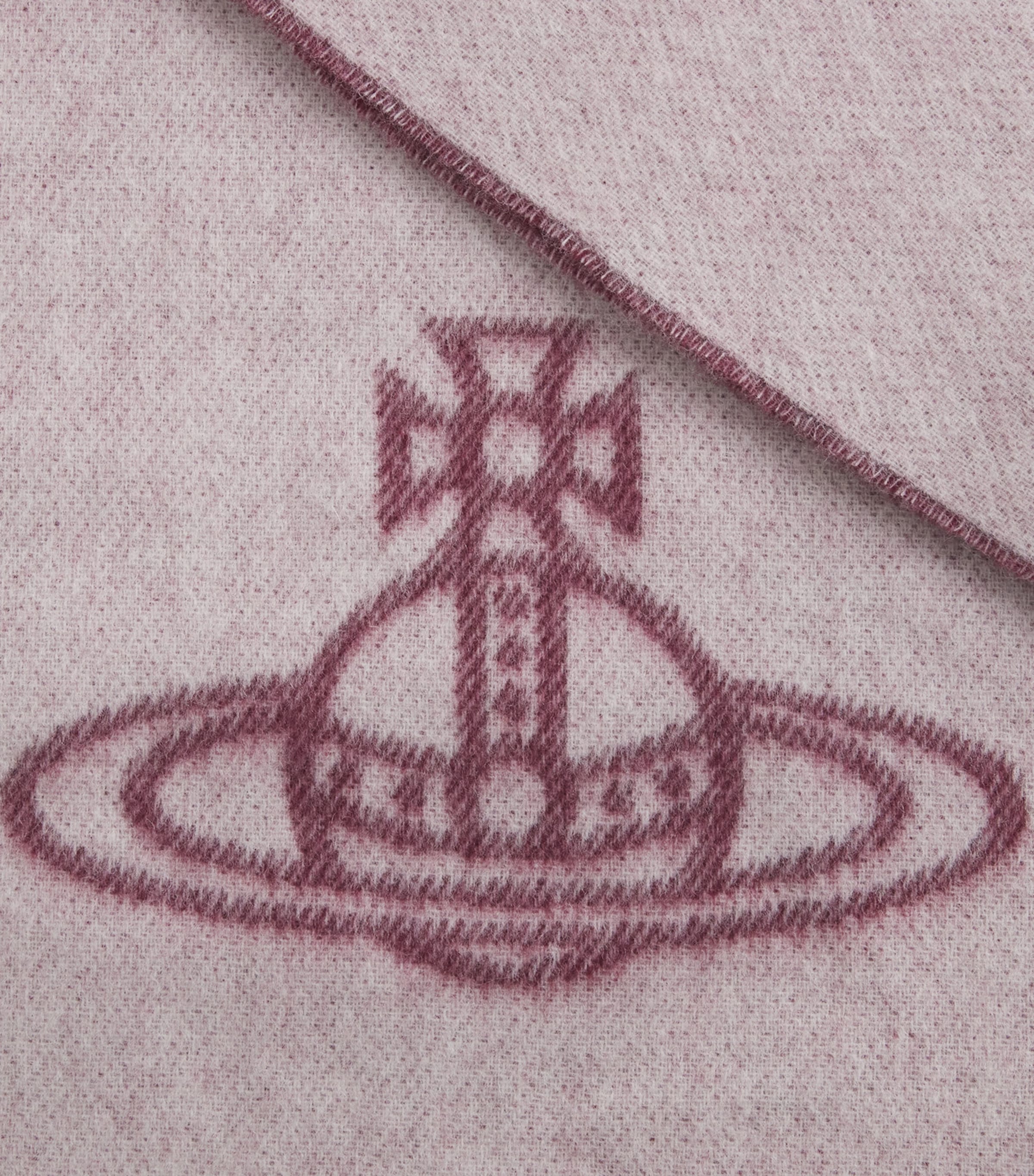 Vivienne Westwood Wool Orb Scarf Bordeaux Image 4